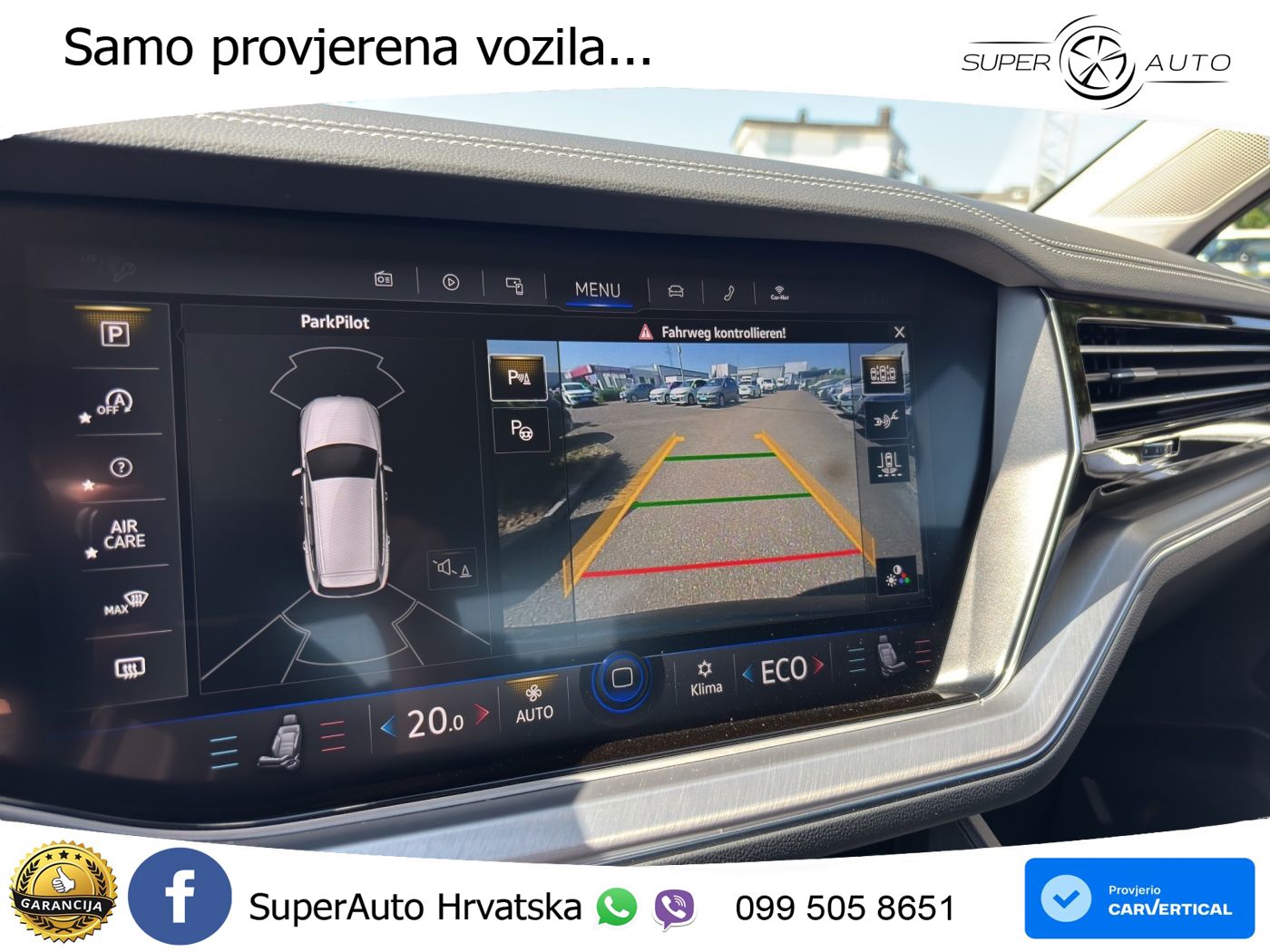 Volkswagen Touareg 3.0 V6 TDI (286 KS) 4MOTION Tiptronic ZRAČNI+ACC+4xGR SJED+KAM