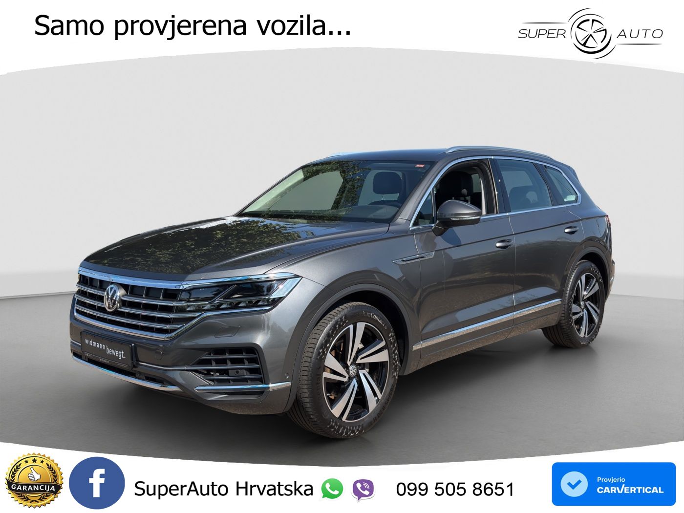 Volkswagen Touareg 3.0 V6 TDI (286 KS) 4MOTION Tiptronic ZRAČNI+ACC+4xGR SJED+KAM