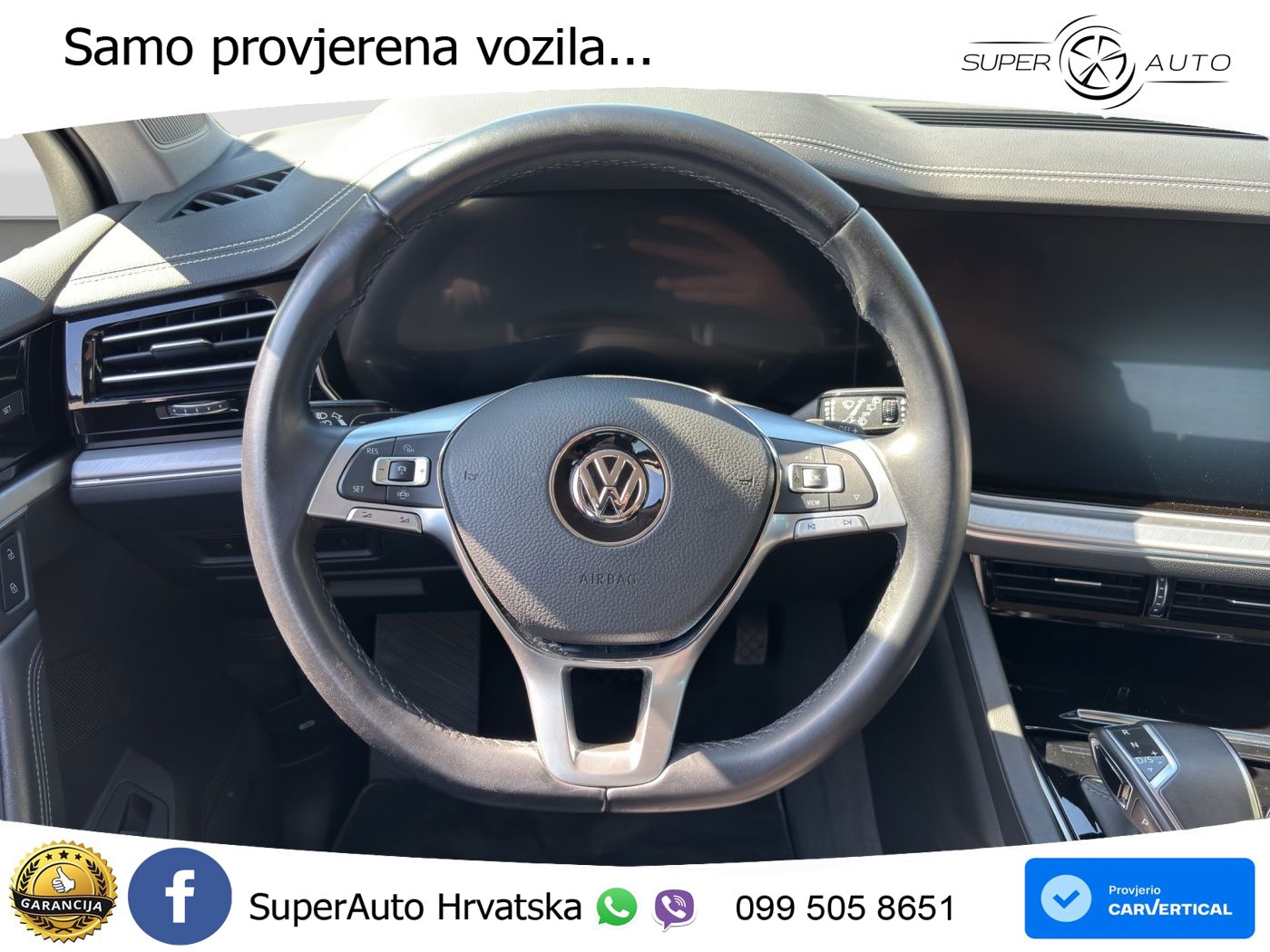 Volkswagen Touareg 3.0 V6 TDI (286 KS) 4MOTION Tiptronic ZRAČNI+ACC+4xGR SJED+KAM