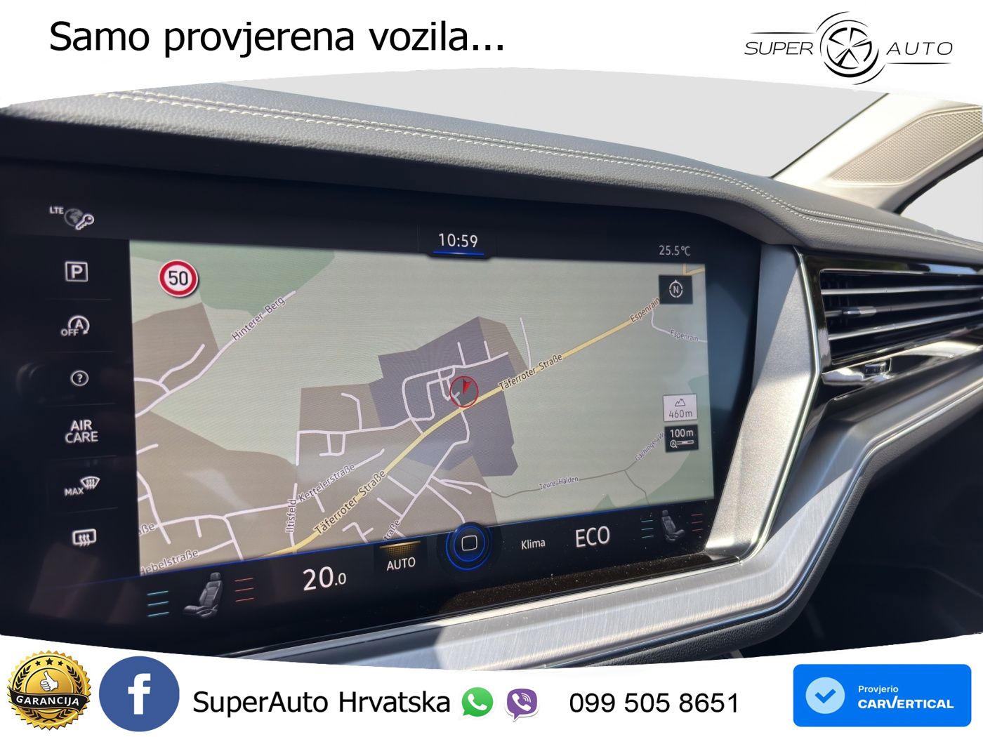Volkswagen Touareg 3.0 V6 TDI (286 KS) 4MOTION Tiptronic ZRAČNI+ACC+4xGR SJED+KAM