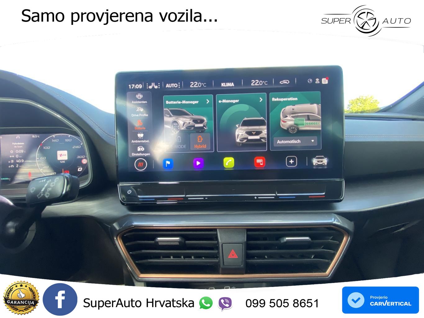 Cupra Formentor 1.4 TSI (245 KS) e-Hybrid DSG VZ LED+GR SJED+ACC