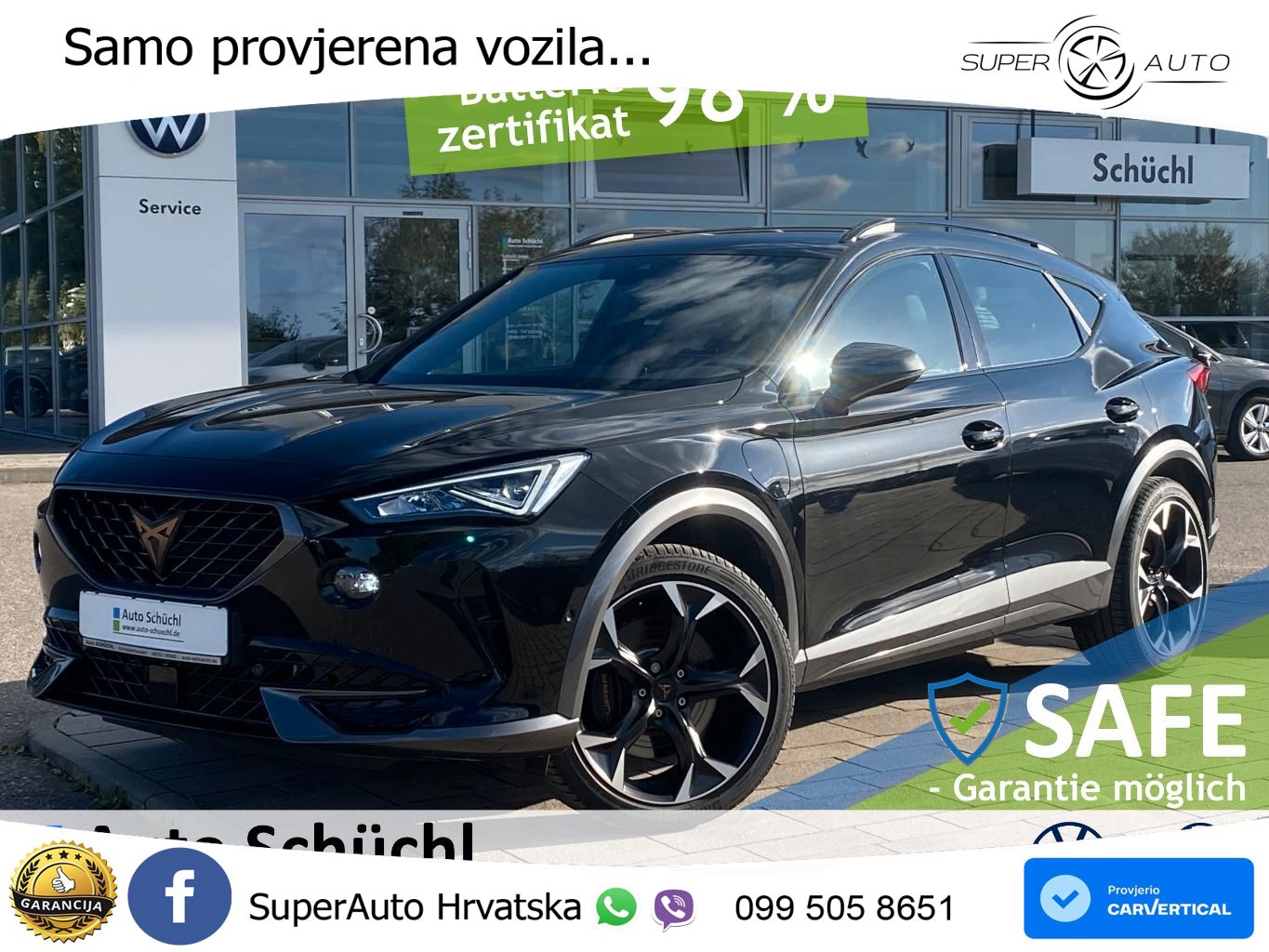Cupra Formentor 1.4 TSI (245 KS) e-Hybrid DSG VZ LED+GR SJED+ACC