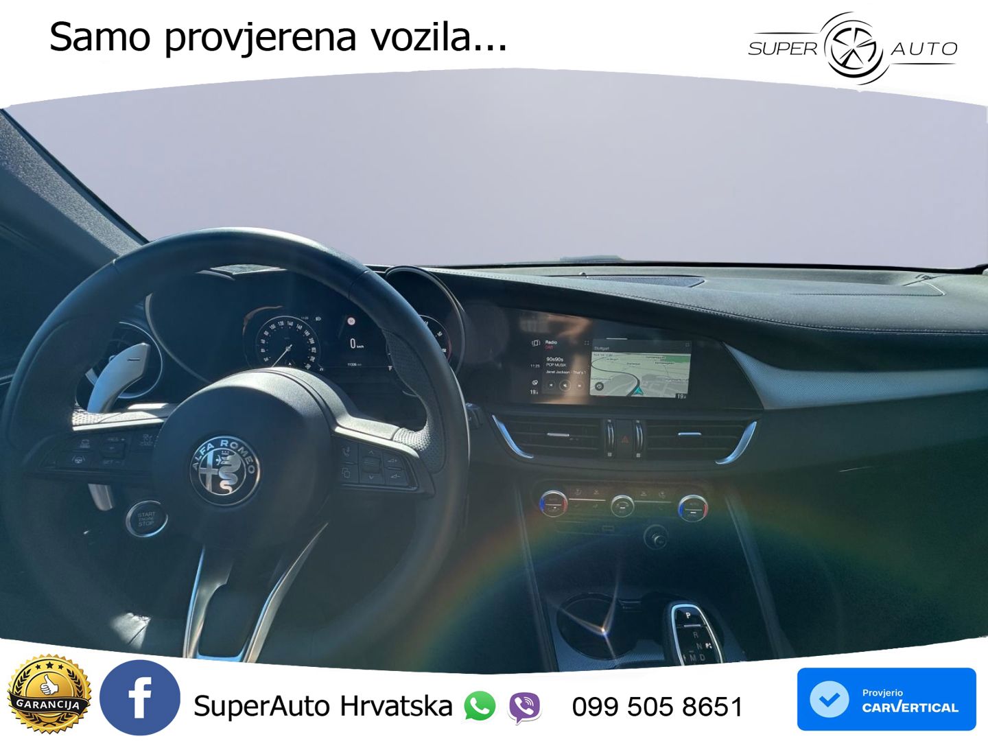Alfa Romeo Giulia 2.0 Turbo (280 KS) Q4 Automatic LED+GR SJED+ACC