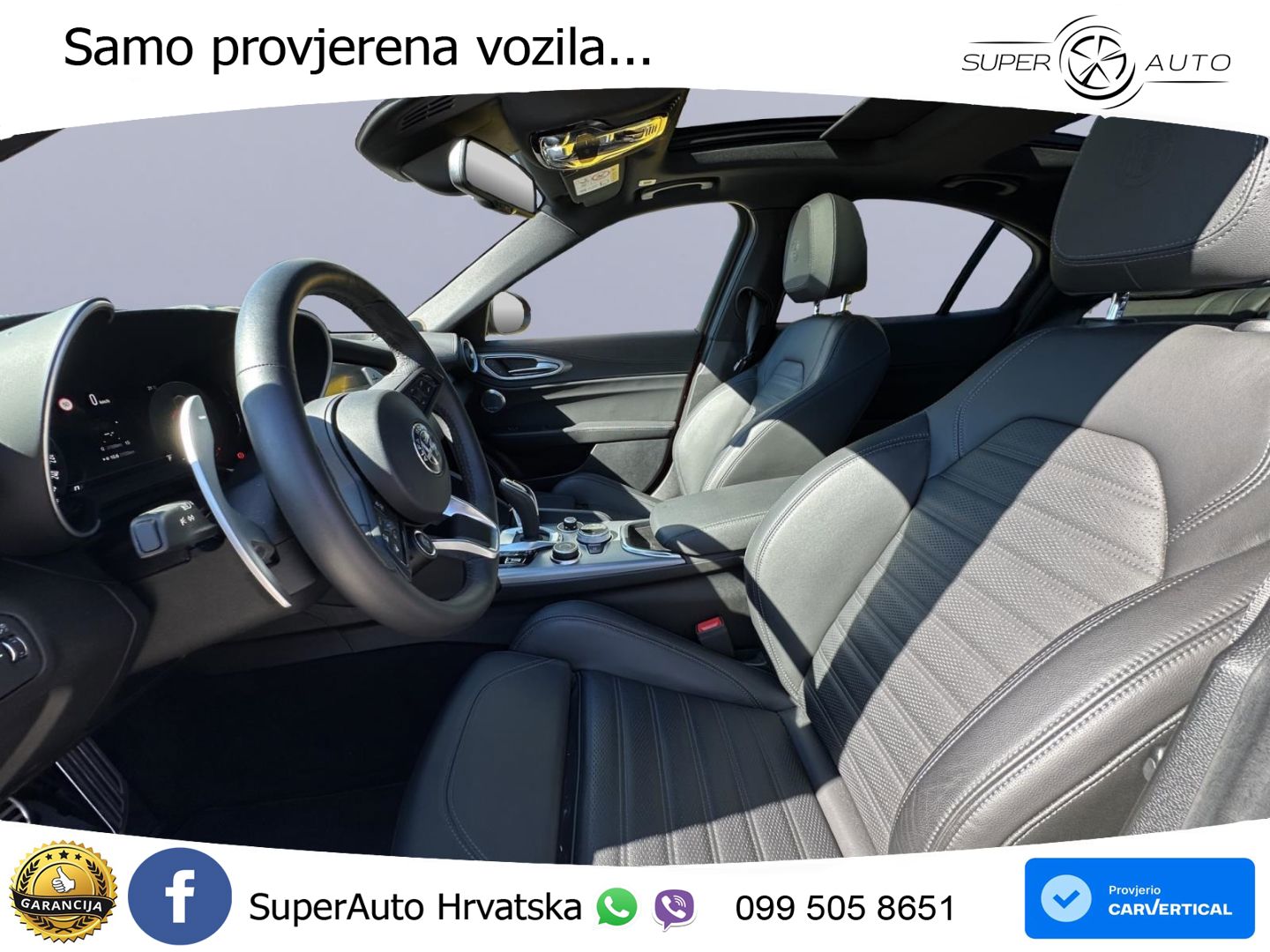 Alfa Romeo Giulia 2.0 Turbo (280 KS) Q4 Automatic LED+GR SJED+ACC