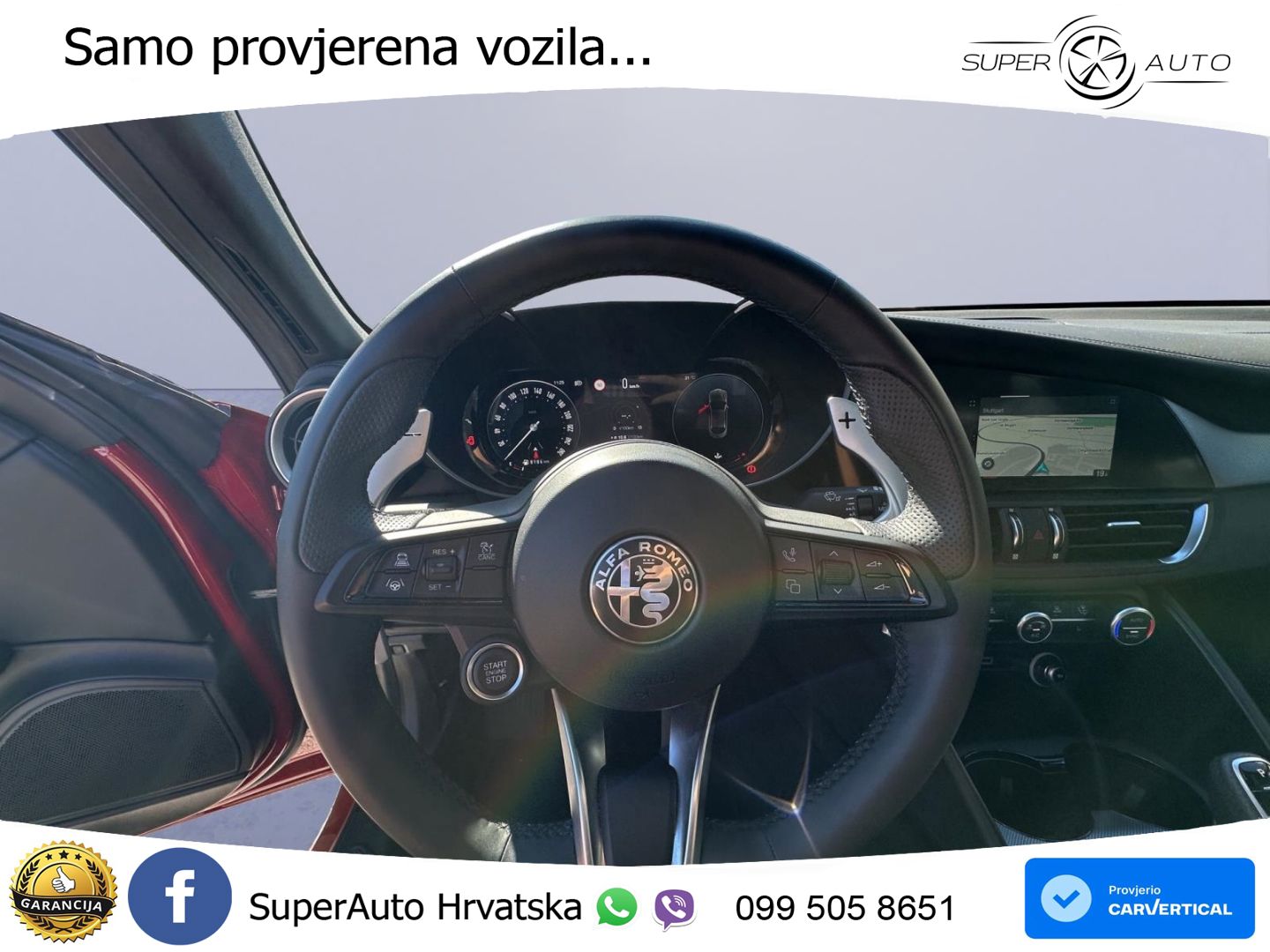 Alfa Romeo Giulia 2.0 Turbo (280 KS) Q4 Automatic LED+GR SJED+ACC