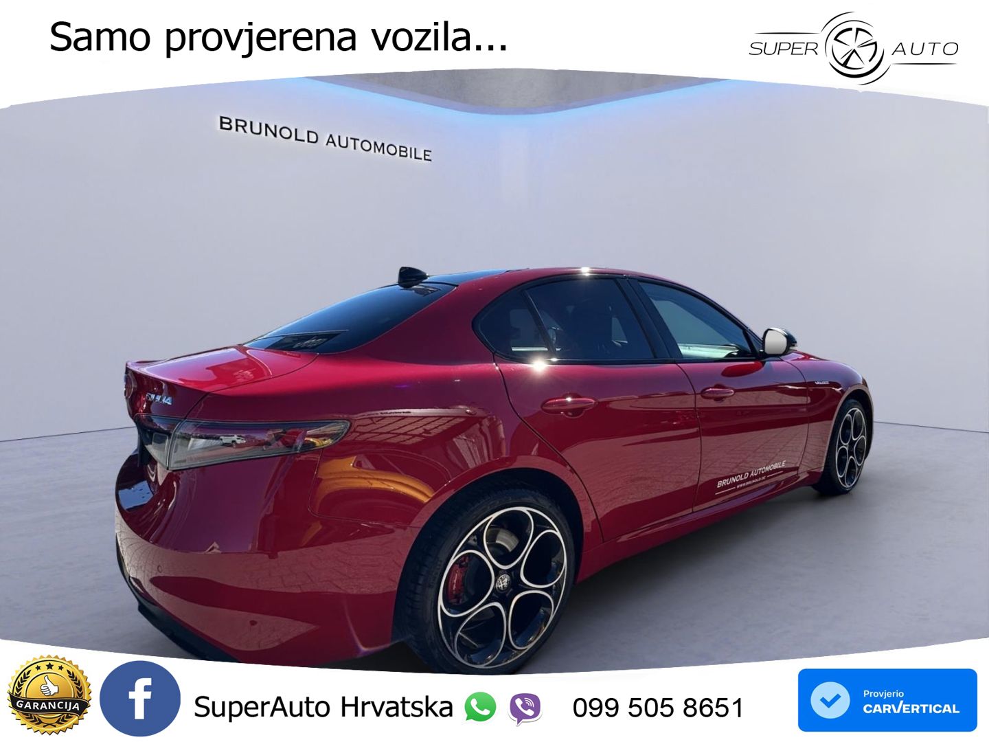 Alfa Romeo Giulia 2.0 Turbo (280 KS) Q4 Automatic LED+GR SJED+ACC