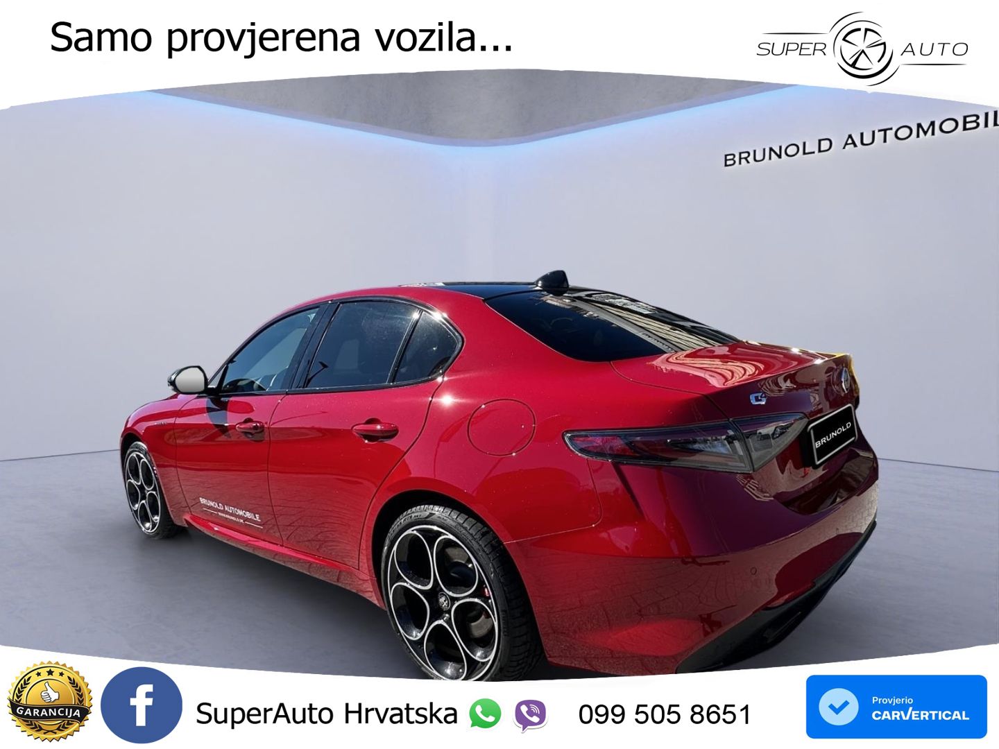 Alfa Romeo Giulia 2.0 Turbo (280 KS) Q4 Automatic LED+GR SJED+ACC
