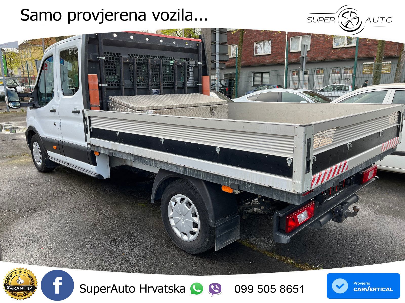 Ford Transit DOKA-Pritsche extra lang 7-Sitzer KLIMA! 170 KS