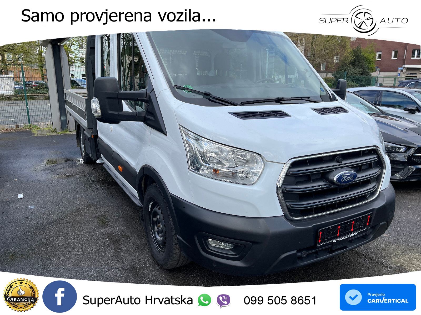 Ford Transit DOKA-Pritsche extra lang 7-Sitzer KLIMA! 170 KS