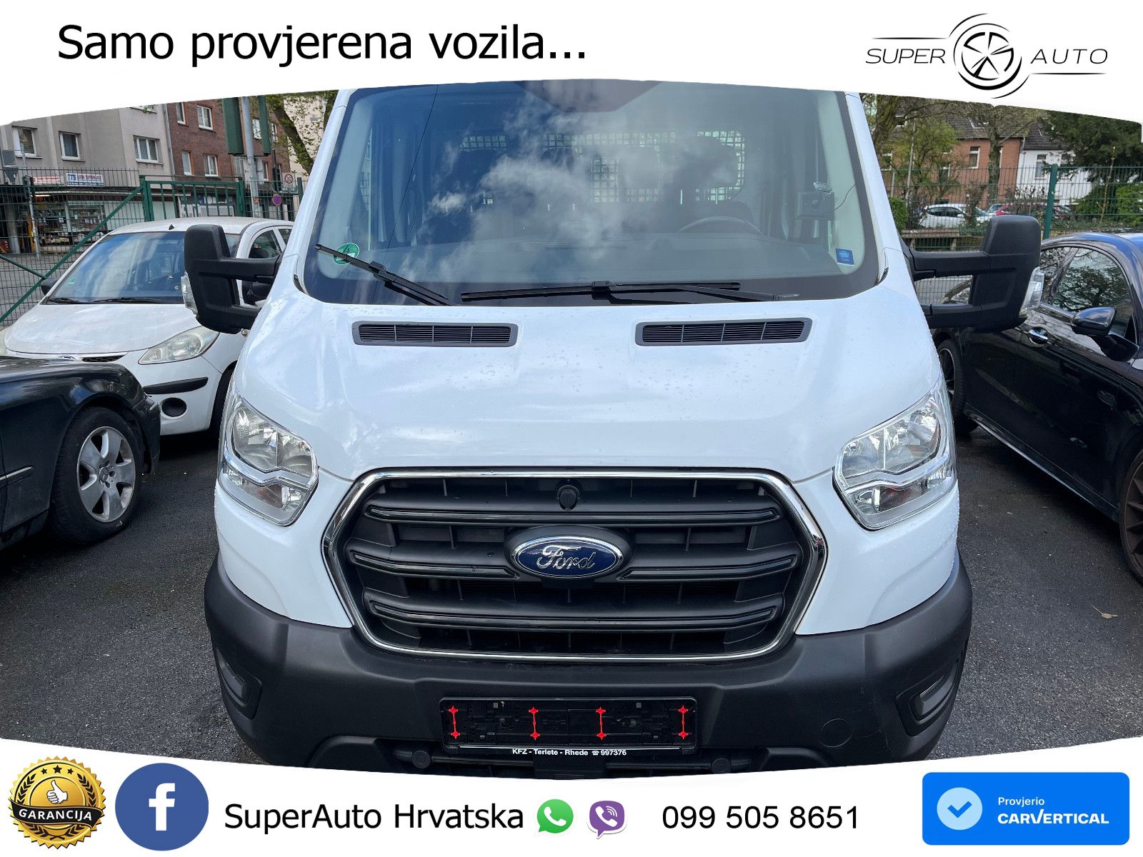 Ford Transit DOKA-Pritsche extra lang 7-Sitzer KLIMA! 170 KS