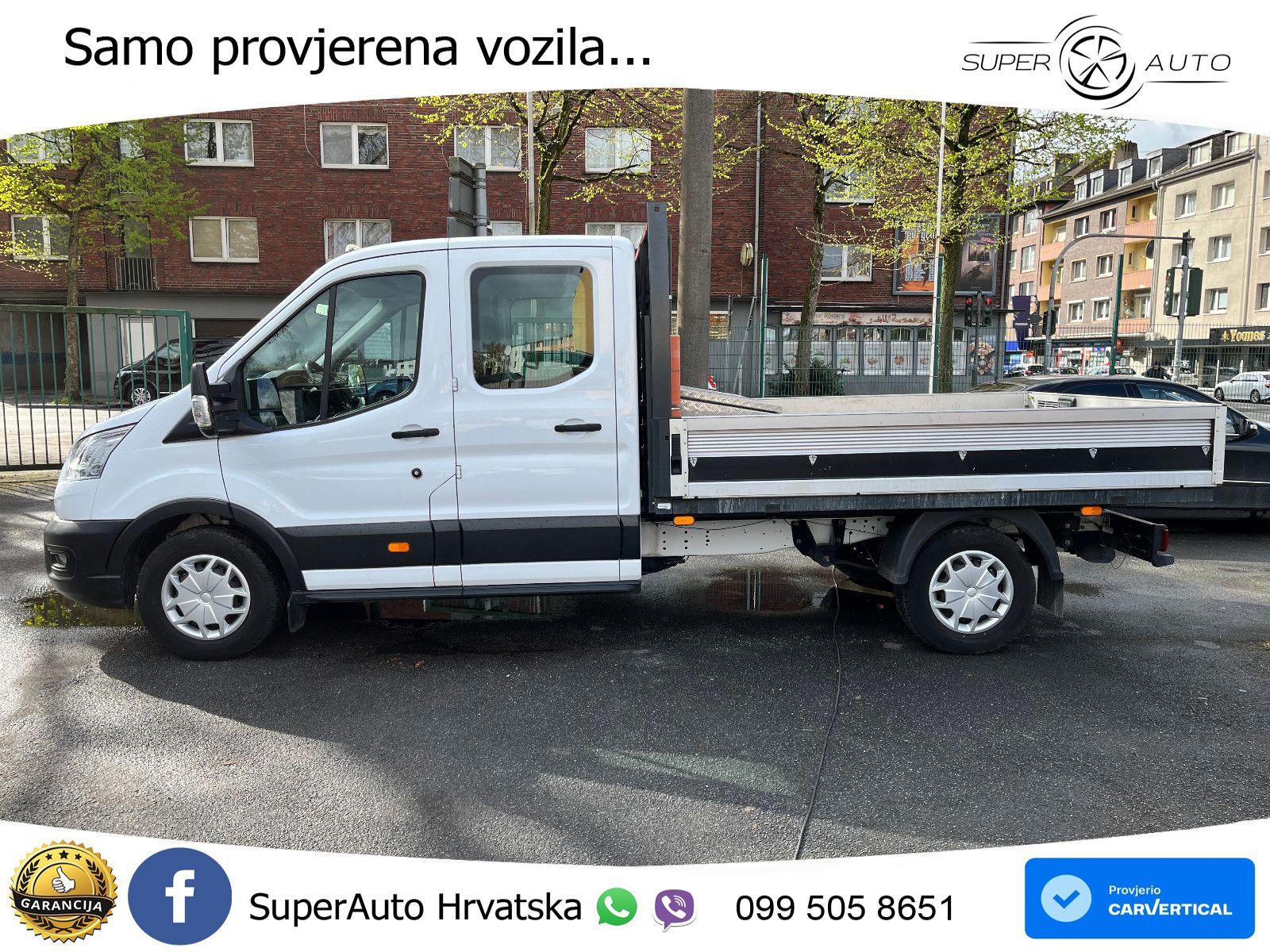 Ford Transit DOKA-Pritsche extra lang 7-Sitzer KLIMA! 170 KS