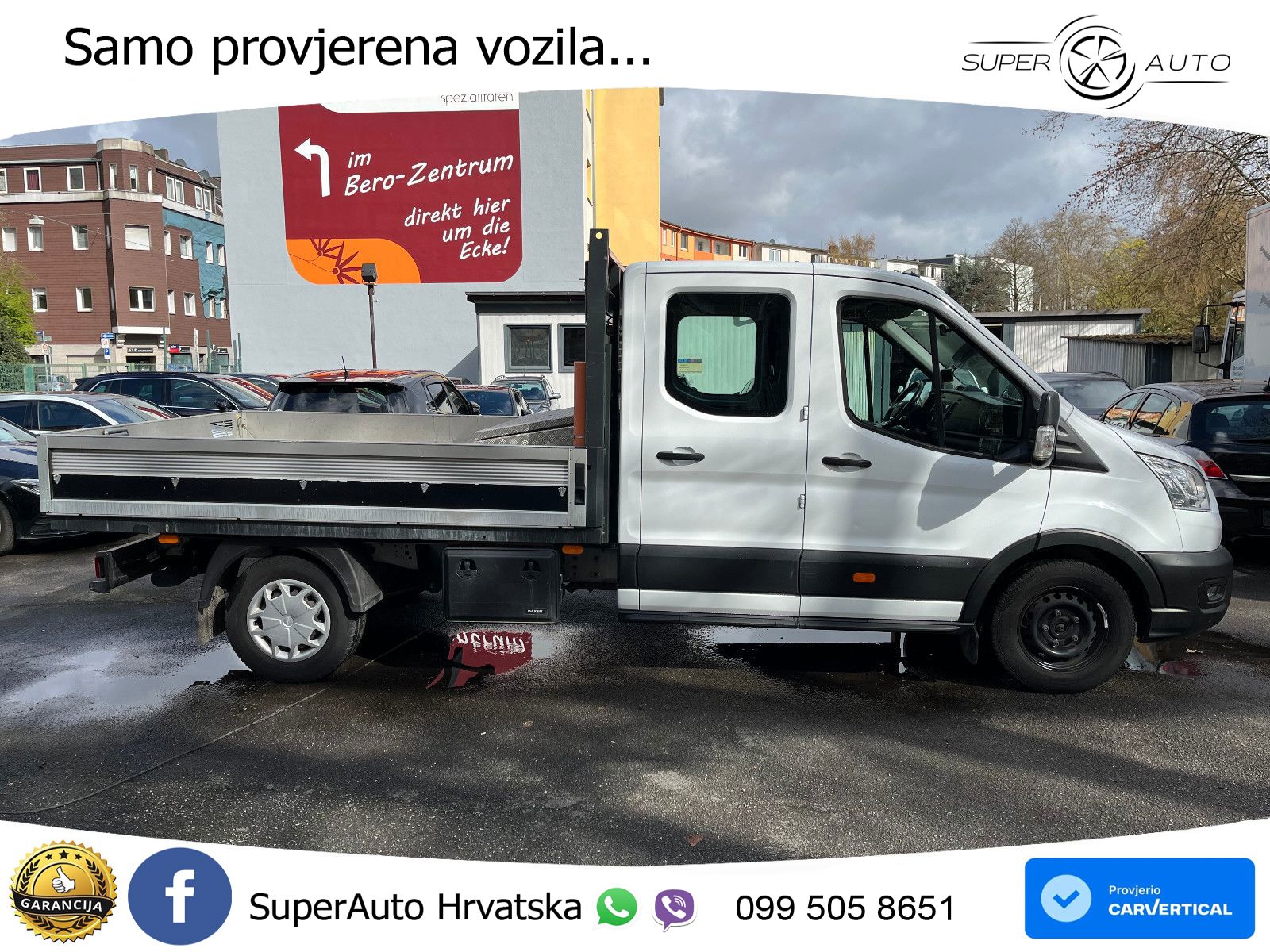 Ford Transit DOKA-Pritsche extra lang 7-Sitzer KLIMA! 170 KS