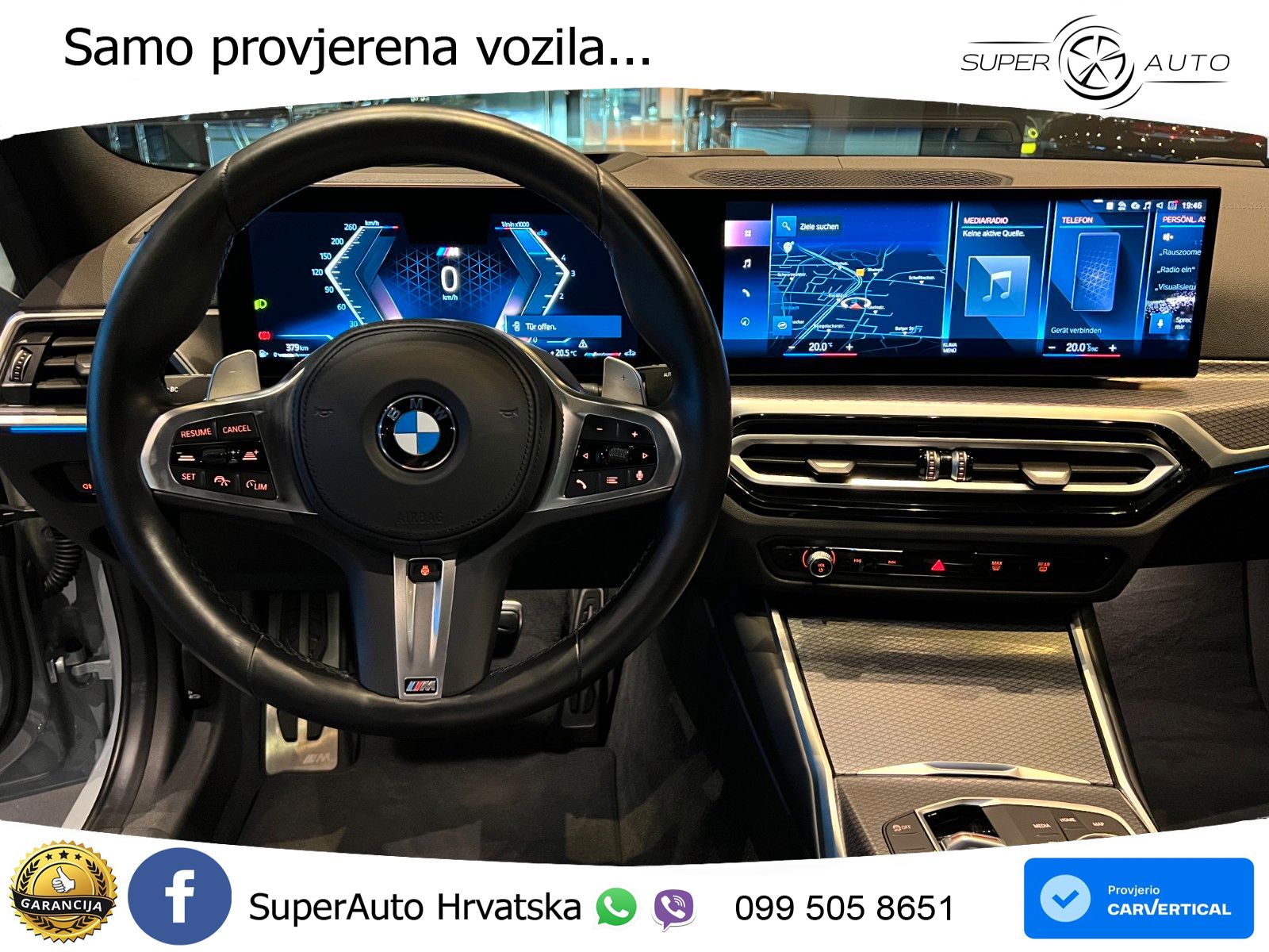 BMW 320d (190 KS) Steptronic M Sport LED+GR SJED+ACC