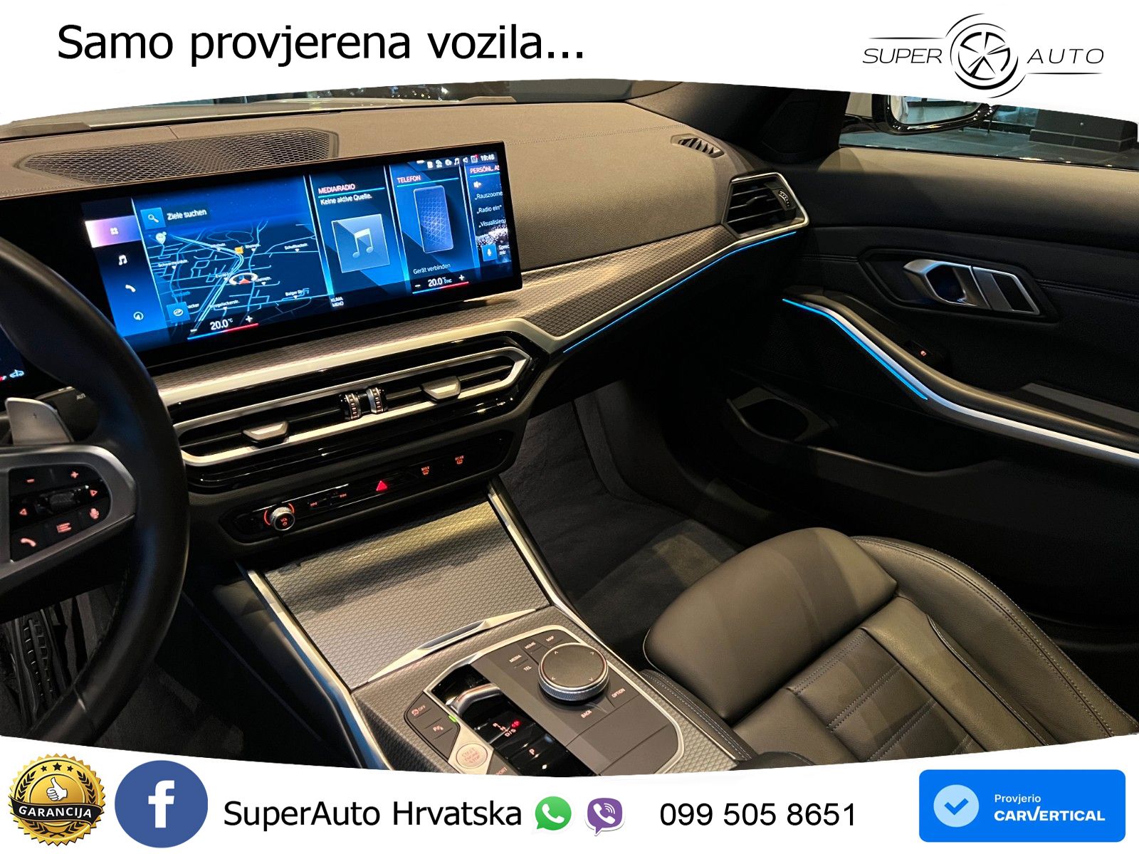 BMW 320d (190 KS) Steptronic M Sport LED+GR SJED+ACC