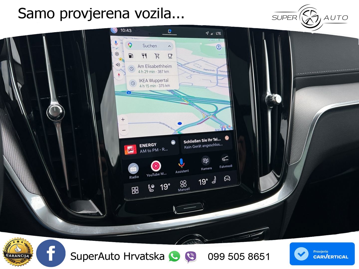 Volvo V60 Cross Country 2.0 B5 AWD Automatic ACC+HEAD+4xGR SJED+360+PANO