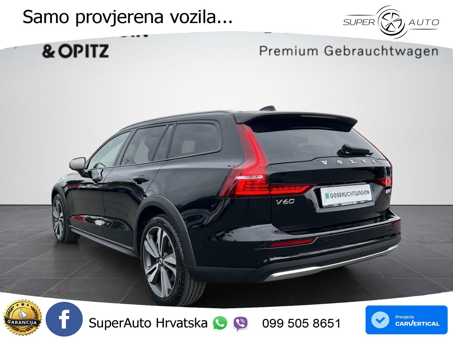 Volvo V60 Cross Country 2.0 B5 AWD Automatic ACC+HEAD+4xGR SJED+360+PANO