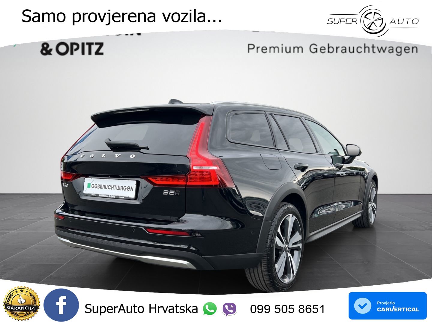 Volvo V60 Cross Country 2.0 B5 AWD Automatic ACC+HEAD+4xGR SJED+360+PANO