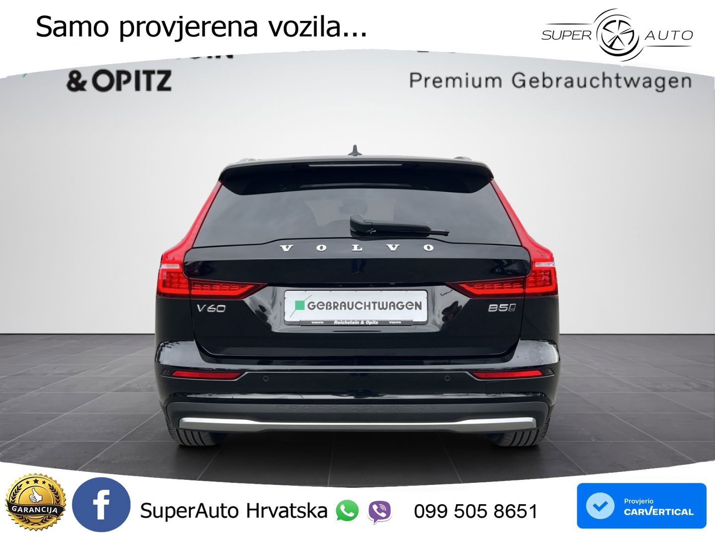 Volvo V60 Cross Country 2.0 B5 AWD Automatic ACC+HEAD+4xGR SJED+360+PANO