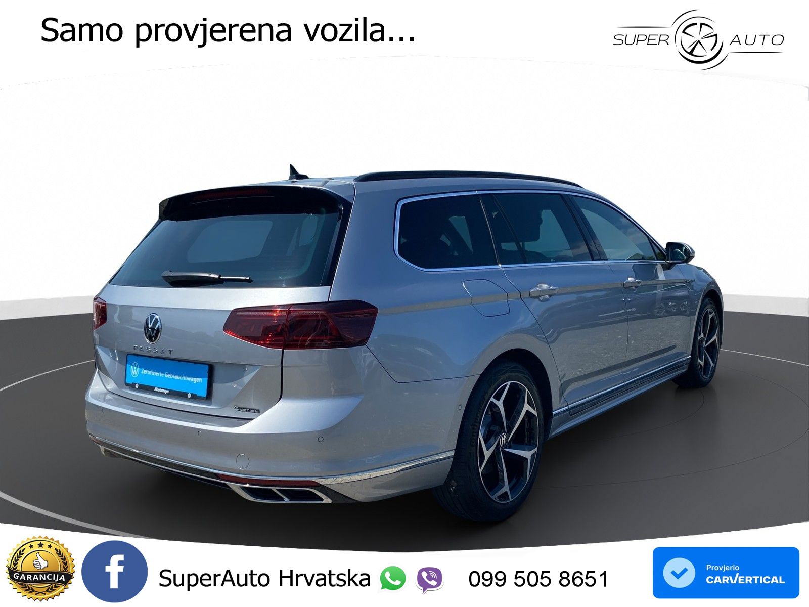 Volkswagen Passat Variant 2.0 TDI (200 KS) 4MOTION DSG Business LED+GR SJED+ACC