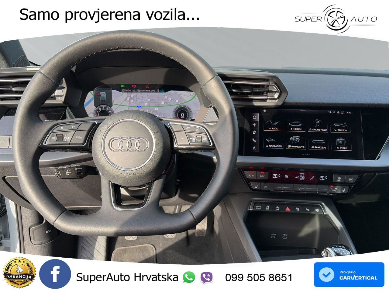 Audi A3 Sportback 30 TFSI (116 KS) LED+GR SJED+ACC