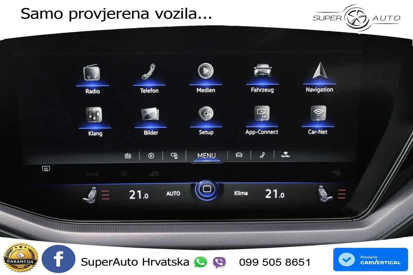Volkswagen Touareg 3.0 V6 TDI (286 KS) 4MOTION Tiptronic R-Line ZRAČNI+ACC+GR SJED+KAM