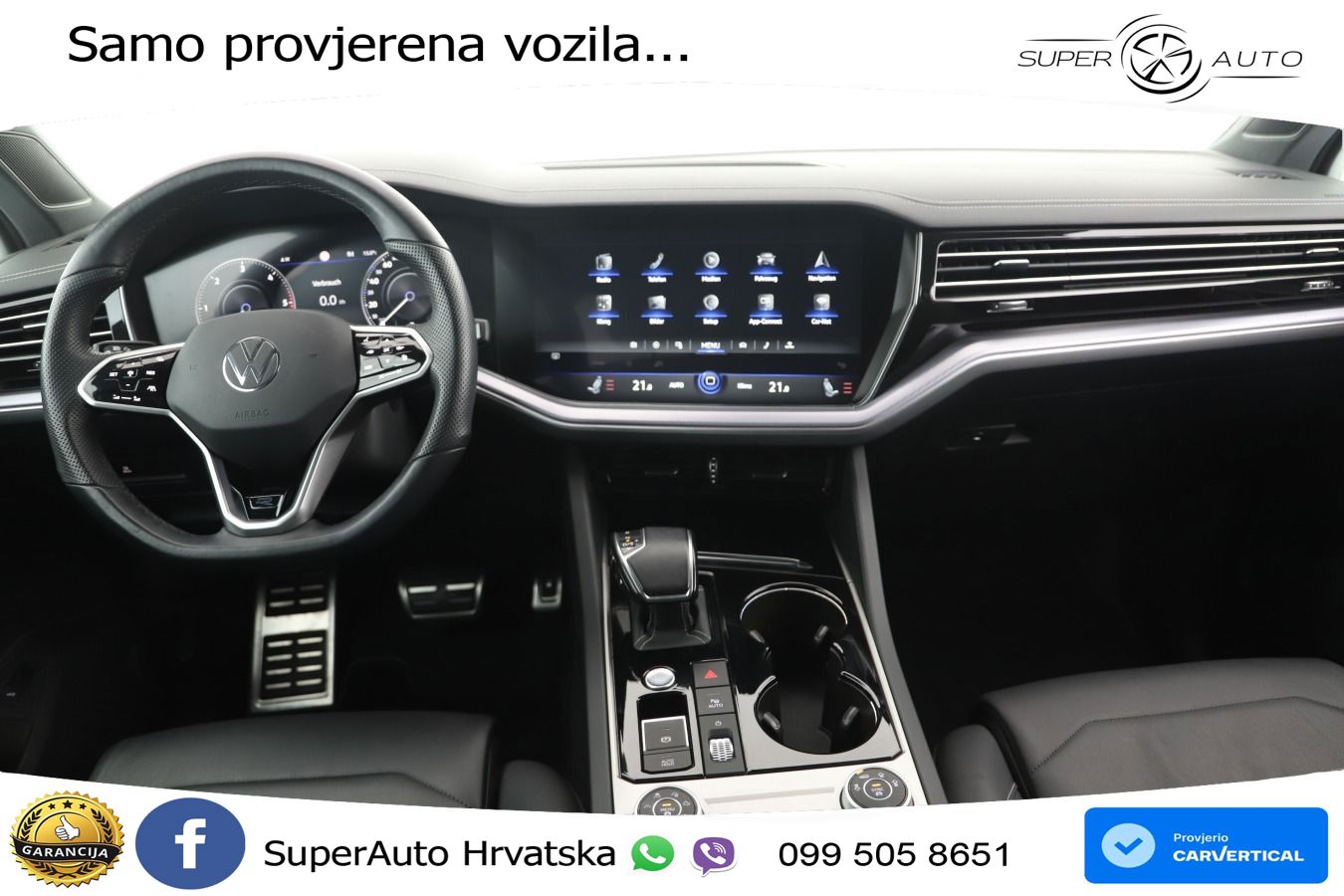 Volkswagen Touareg 3.0 V6 TDI (286 KS) 4MOTION Tiptronic R-Line ZRAČNI+ACC+GR SJED+KAM