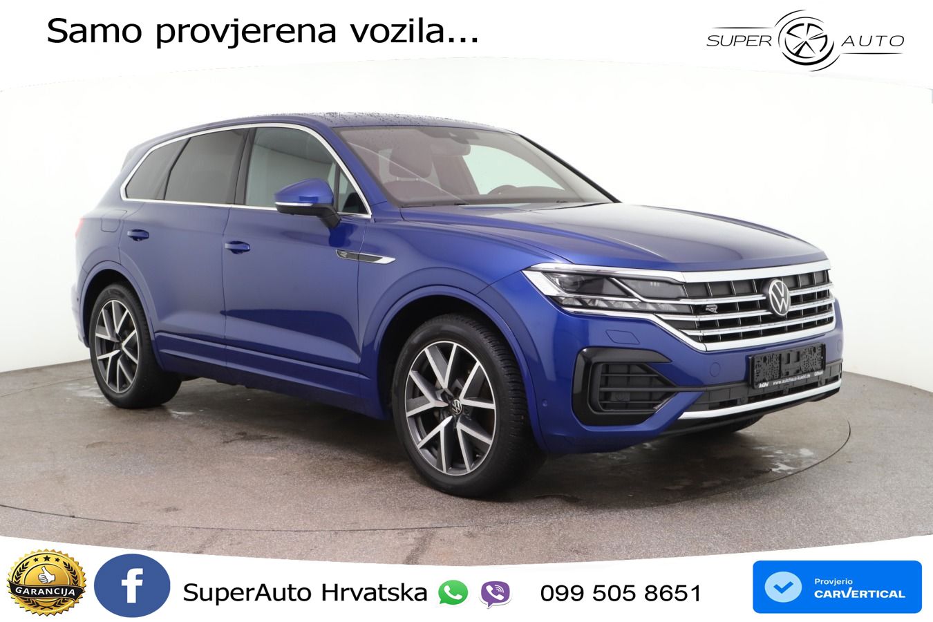 Volkswagen Touareg 3.0 V6 TDI (286 KS) 4MOTION Tiptronic R-Line ZRAČNI+ACC+GR SJED+KAM
