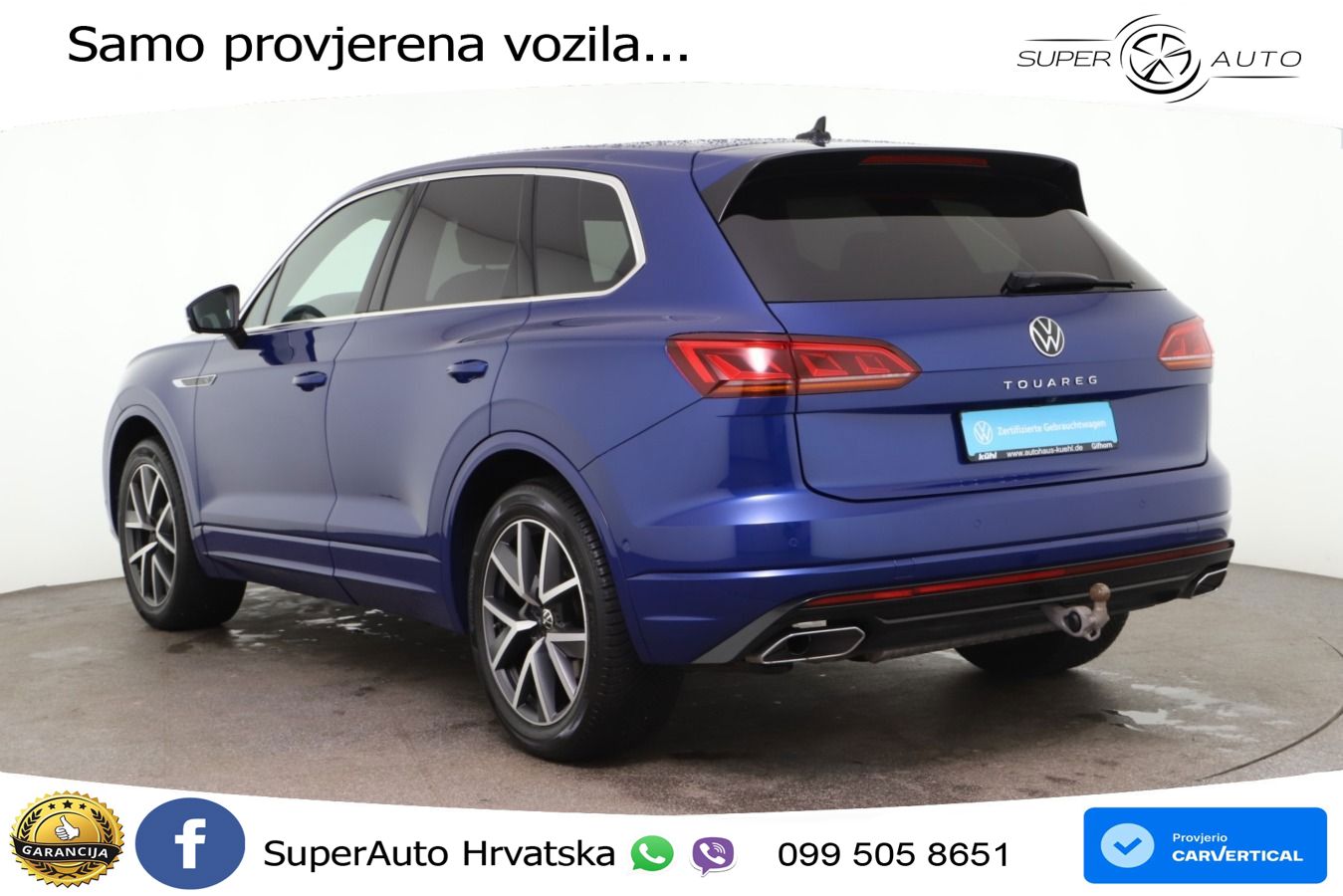 Volkswagen Touareg 3.0 V6 TDI (286 KS) 4MOTION Tiptronic R-Line ZRAČNI+ACC+GR SJED+KAM