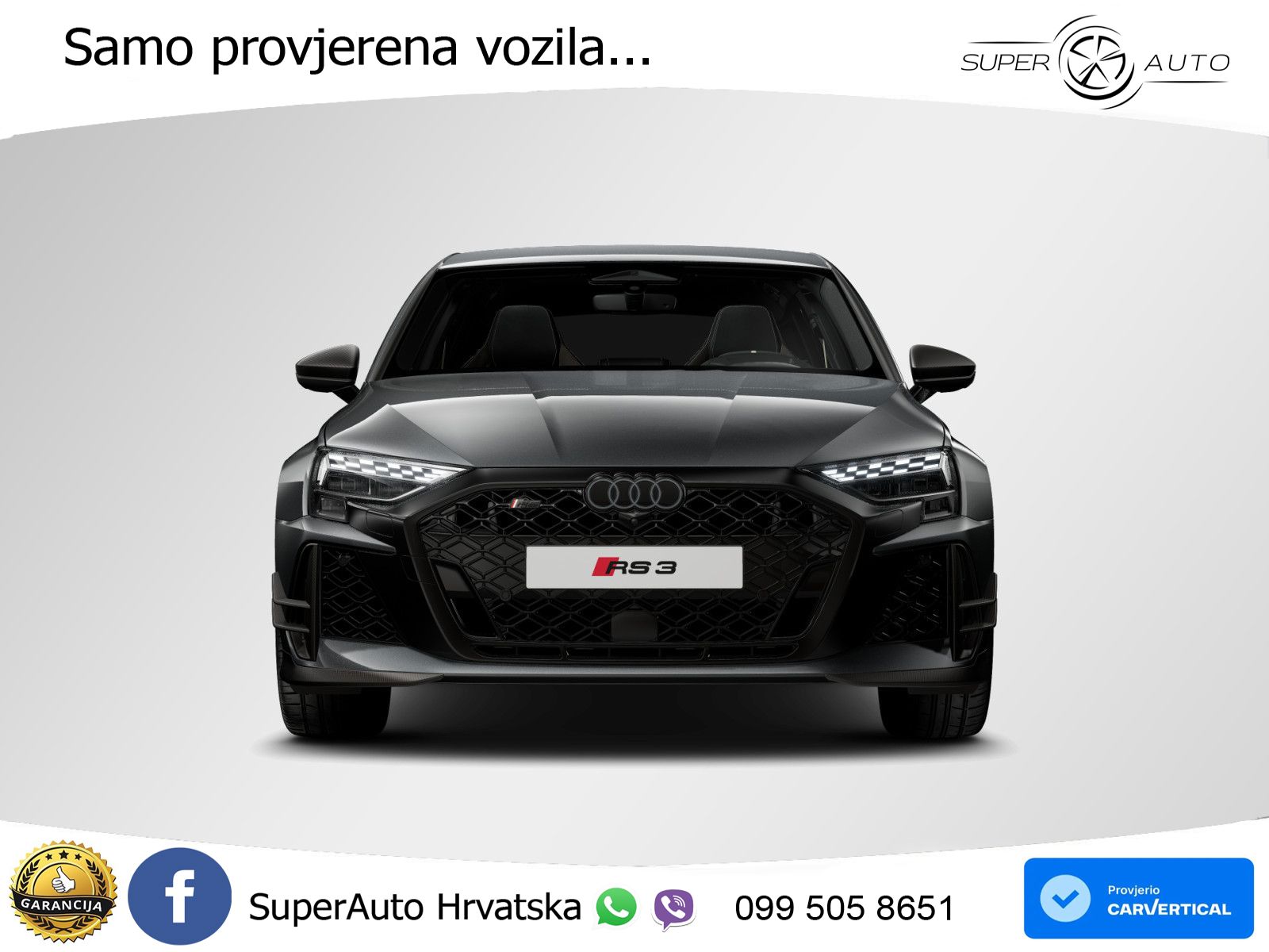 Audi RS3 Sedan 2.5 TFSI (400 KS) quattro S tronic LED+GR SJED+ACC