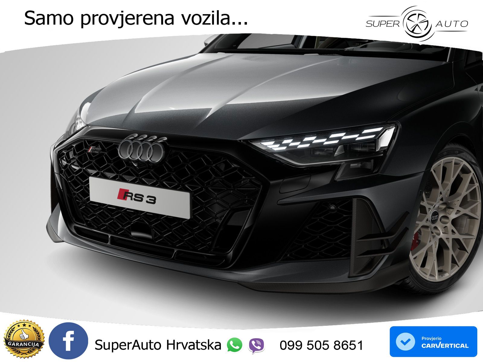 Audi RS3 Sedan 2.5 TFSI (400 KS) quattro S tronic LED+GR SJED+ACC