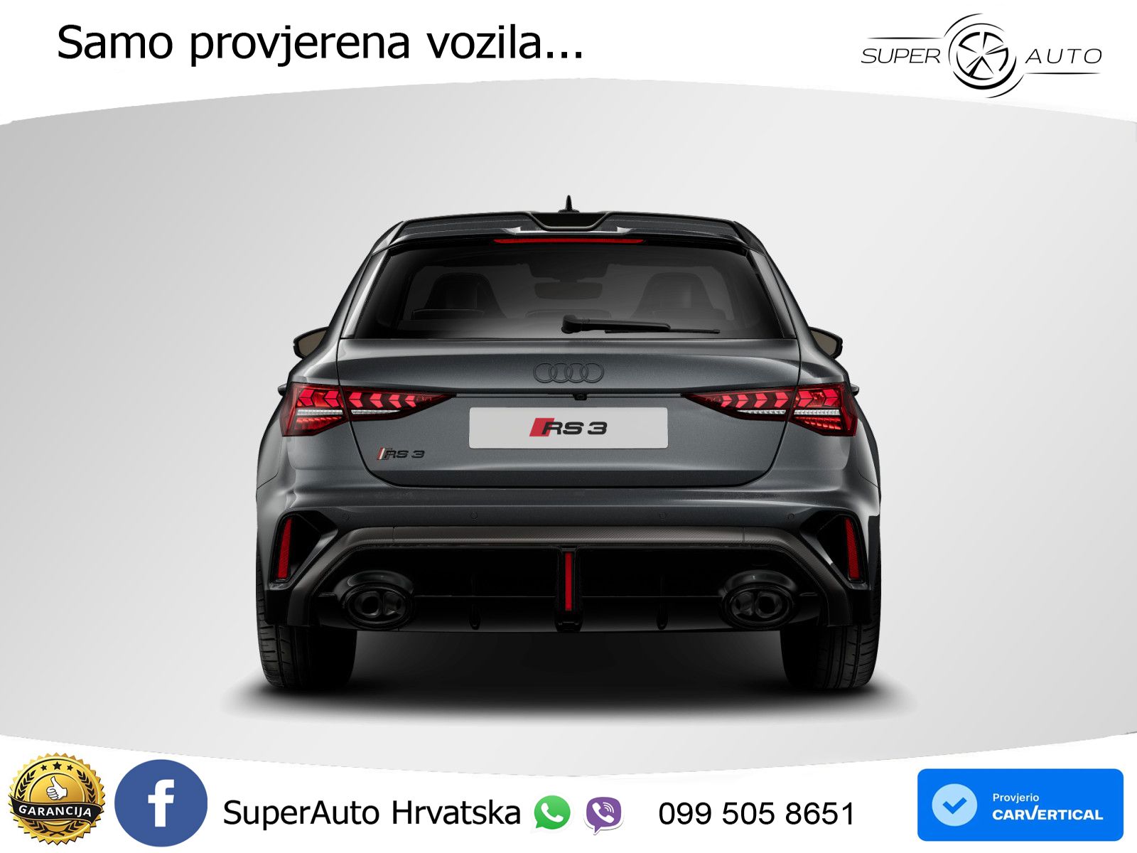 Audi RS3 Sedan 2.5 TFSI (400 KS) quattro S tronic LED+GR SJED+ACC