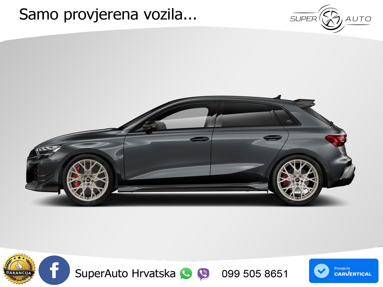 Audi RS3 Sedan 2.5 TFSI (400 KS) quattro S tronic LED+GR SJED+ACC