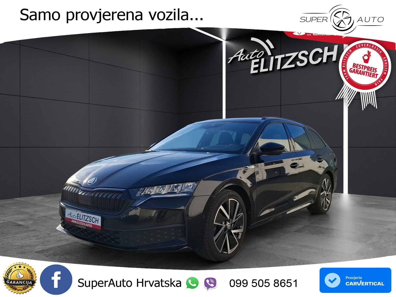 Škoda Octavia Combi 2.0 TDI (150 KS) DSG SportLine LED+GR SJED+ACC