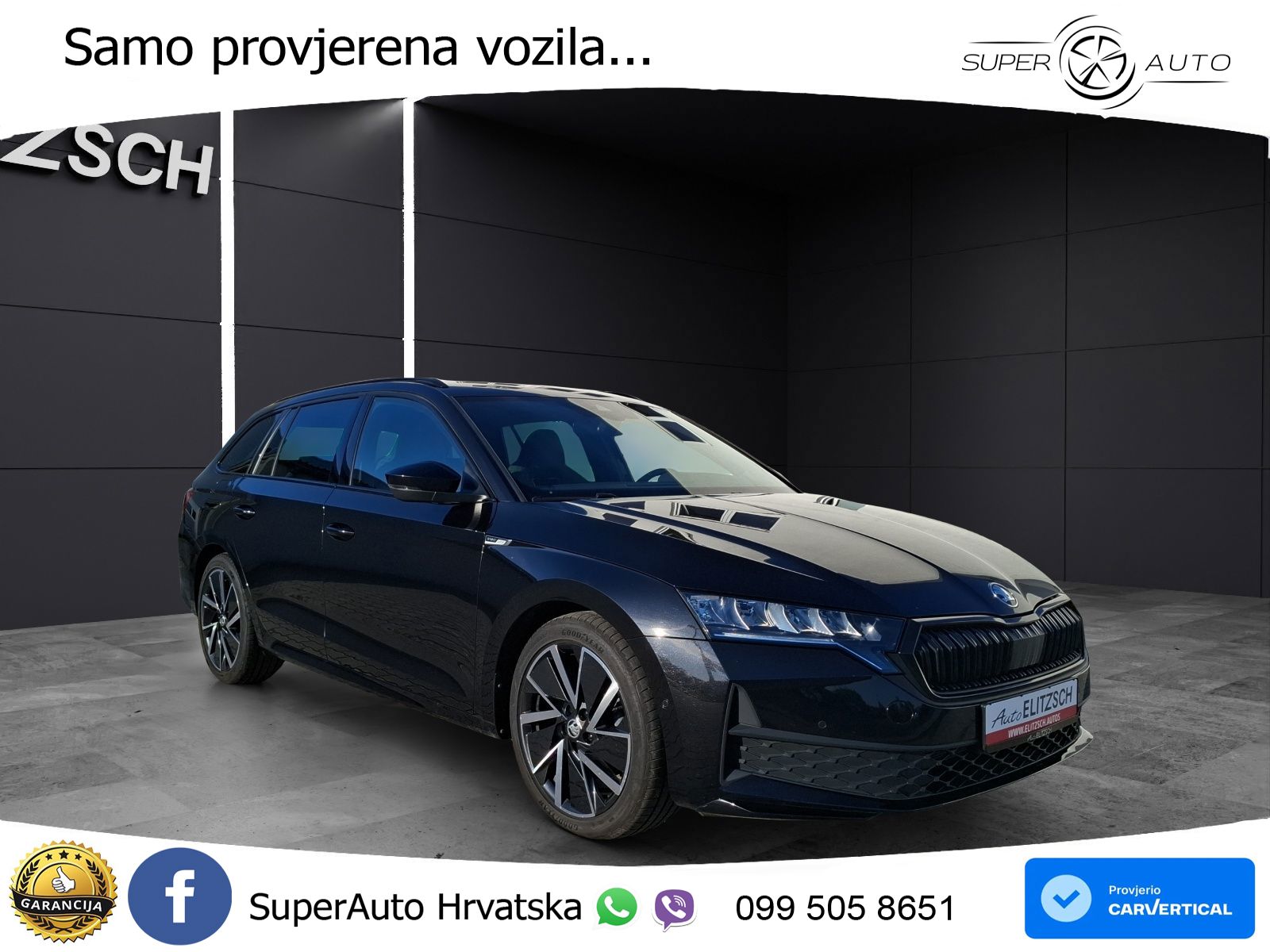 Škoda Octavia Combi 2.0 TDI (150 KS) DSG SportLine LED+GR SJED+ACC