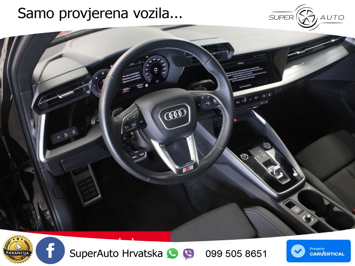 Audi A3 35 TDI (150 KS) S tronic 2x S line LED+GR SJED+ACC