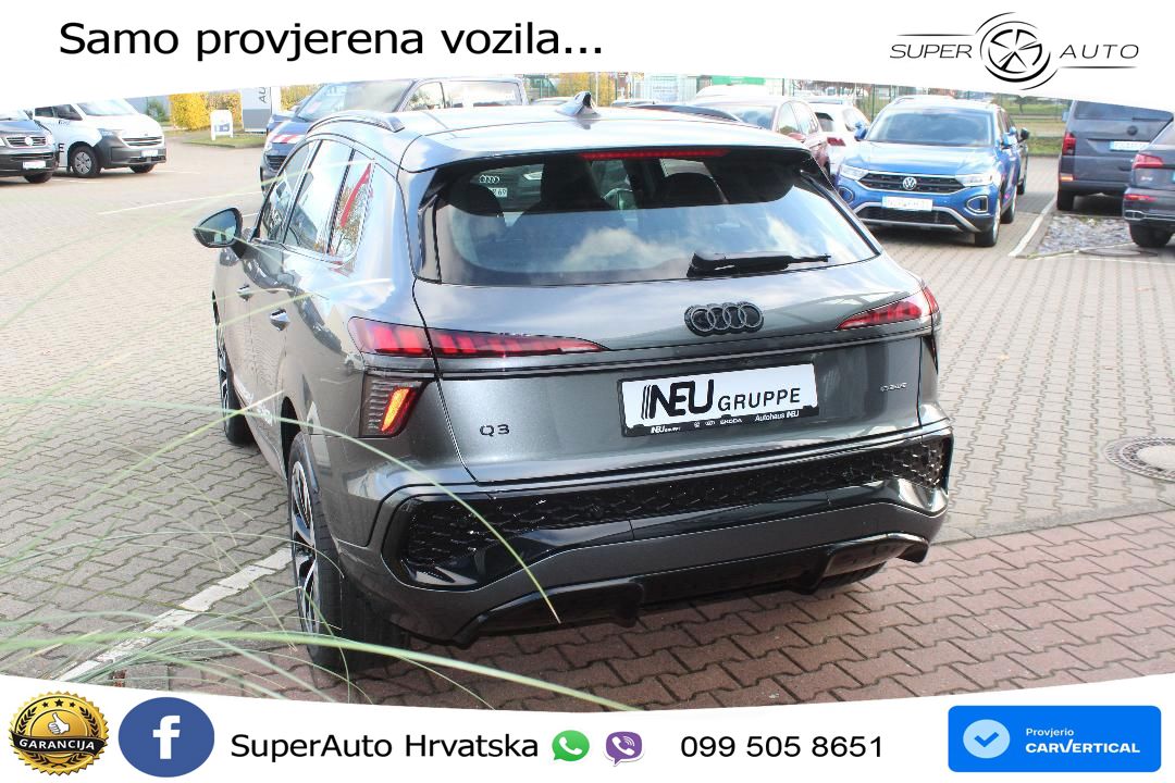 Audi Q3 2.0 TFSI (204 KS) quattro S tronic S line MATRIX+GR SJED+KAM