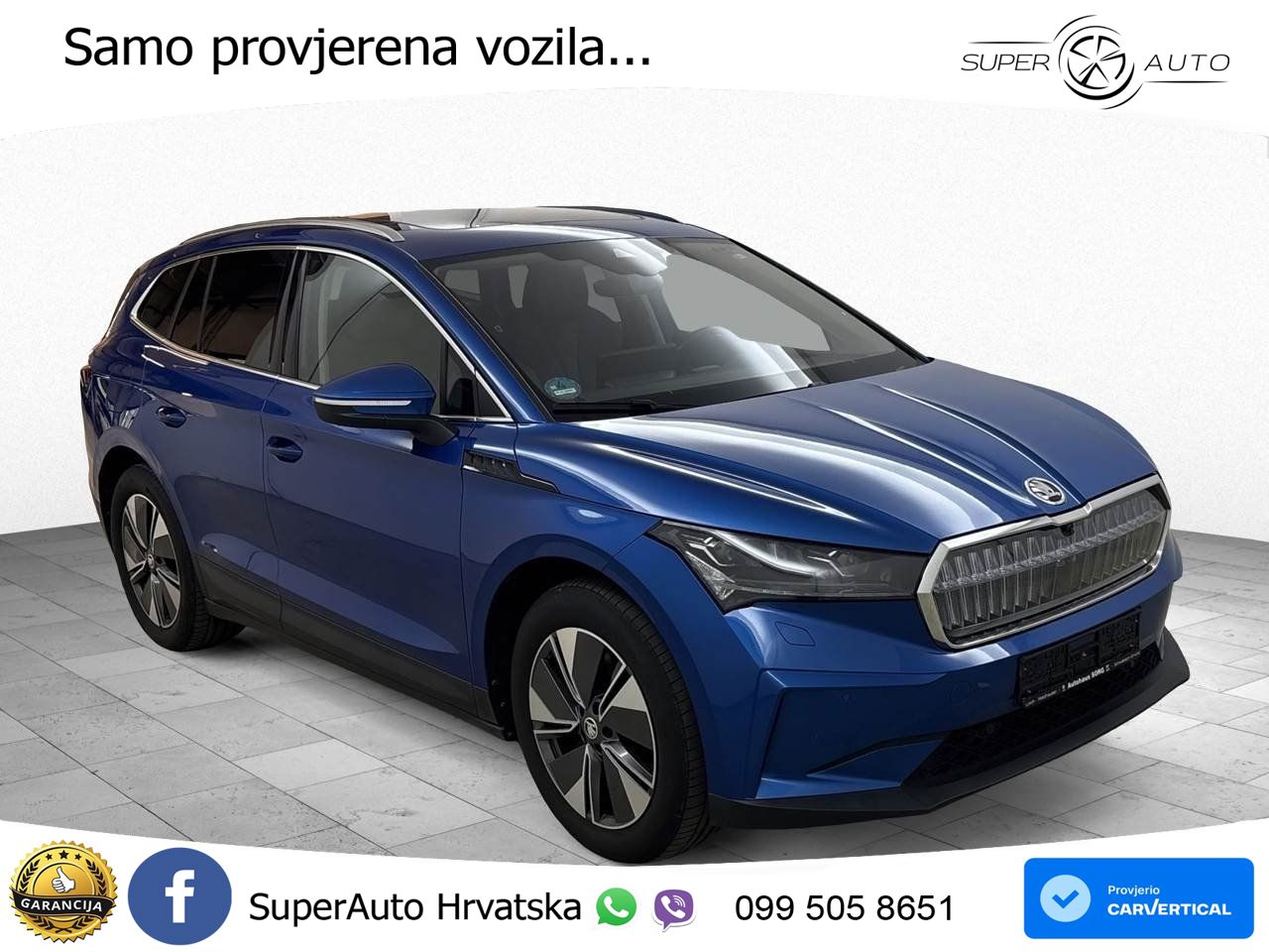 Škoda Enyaq iV 80x 82 kWh (265 KS) AWD Lounge LED+GR SJED+ACC