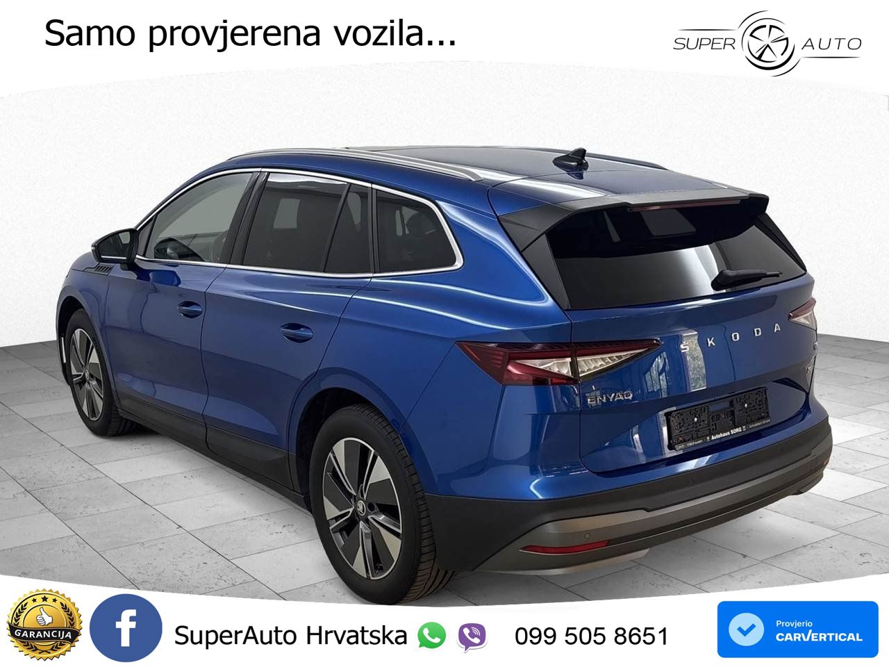 Škoda Enyaq iV 80x 82 kWh (265 KS) AWD Lounge LED+GR SJED+ACC