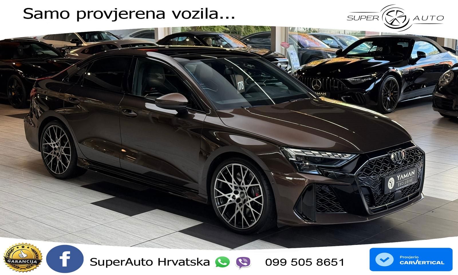 Audi RS3 Sedan 2.5 TFSI (400 KS) quattro S tronic MATRIX+GR SJED+KAM