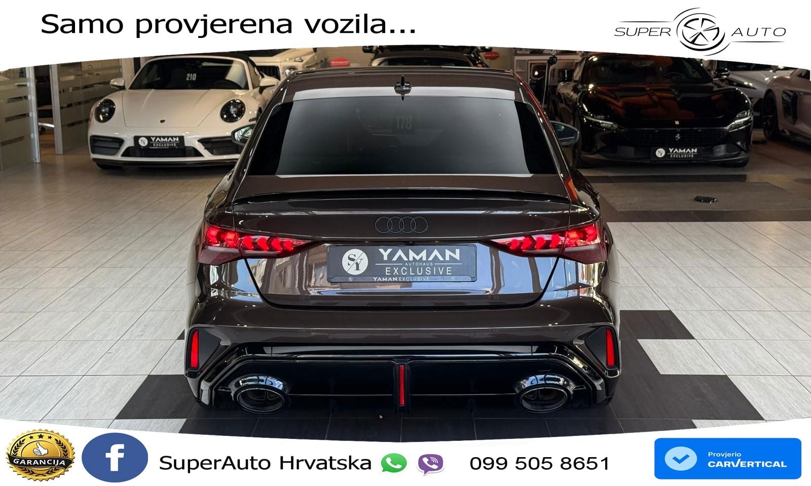 Audi RS3 Sedan 2.5 TFSI (400 KS) quattro S tronic MATRIX+GR SJED+KAM
