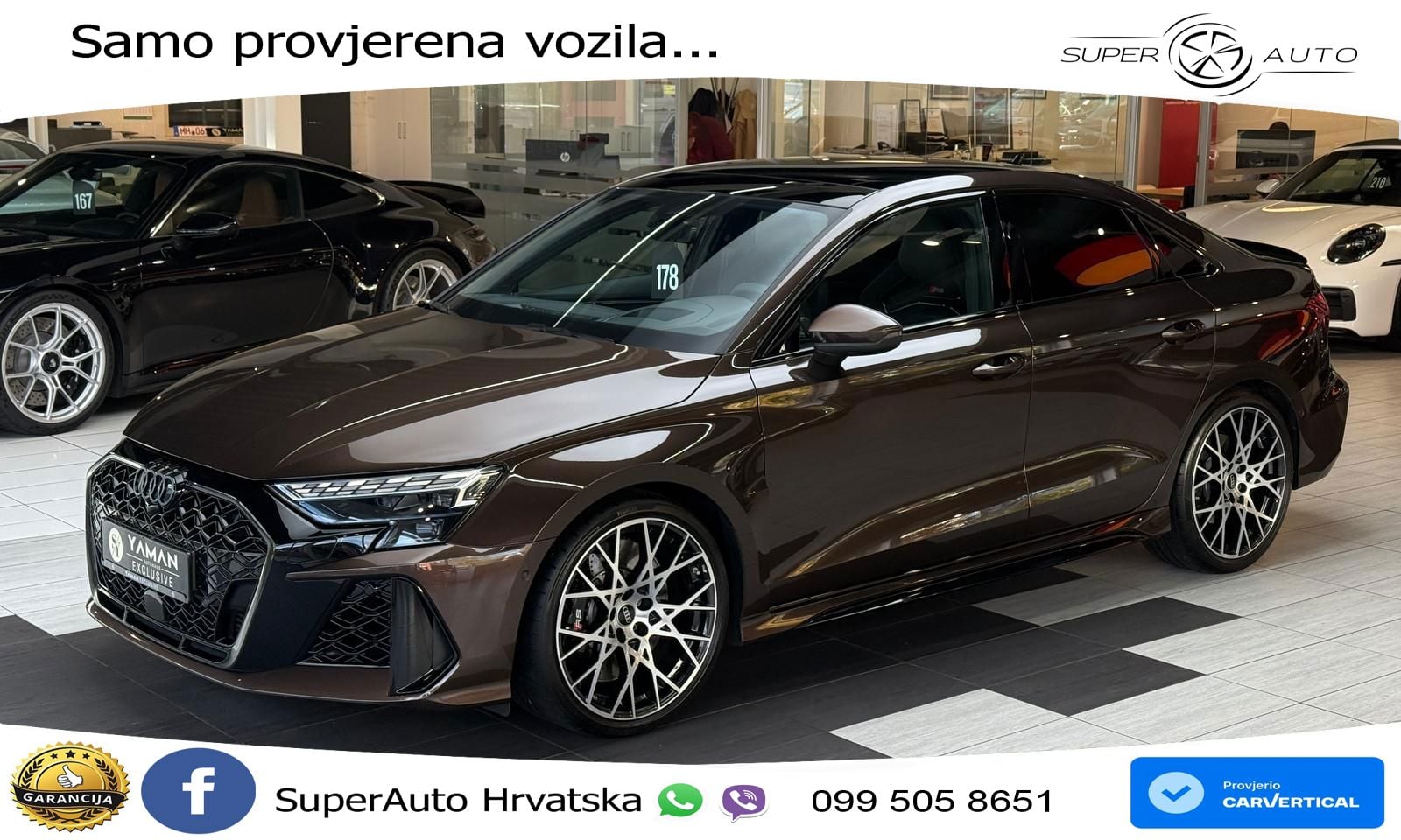 Audi RS3 Sedan 2.5 TFSI (400 KS) quattro S tronic MATRIX+GR SJED+KAM