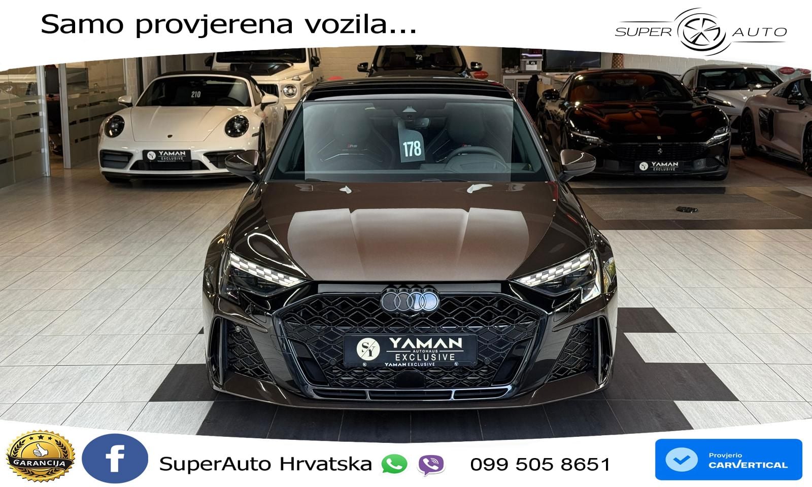 Audi RS3 Sedan 2.5 TFSI (400 KS) quattro S tronic MATRIX+GR SJED+KAM