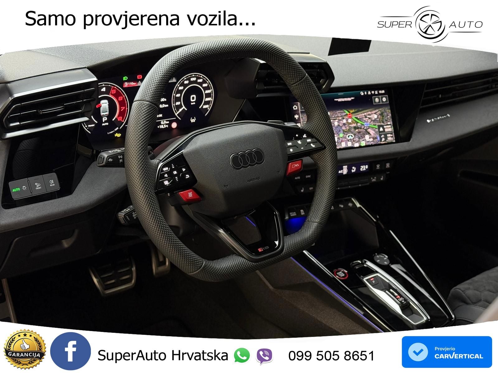 Audi RS3 Sedan 2.5 TFSI (400 KS) quattro S tronic MATRIX+GR SJED+KAM