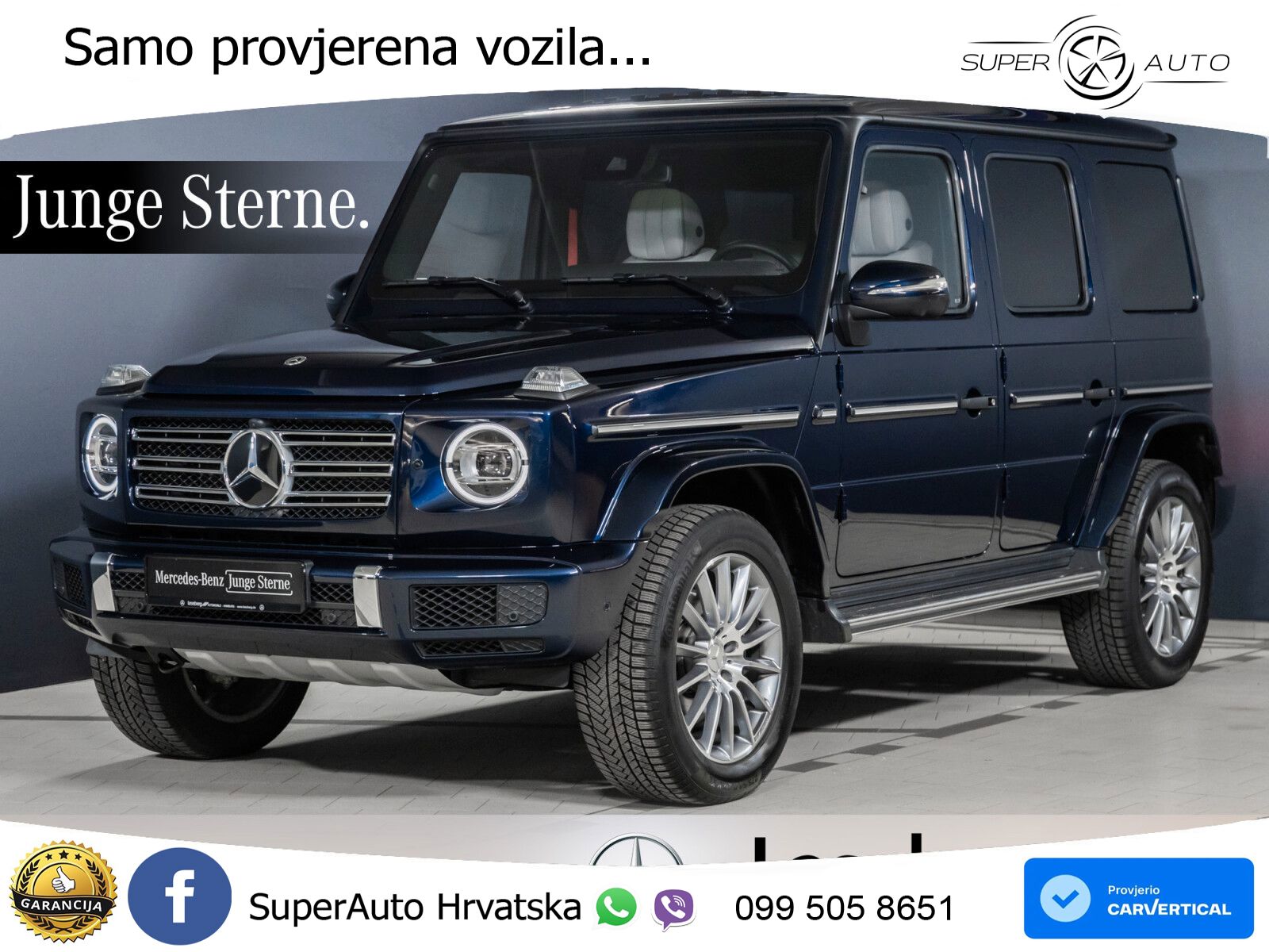 Mercedes G 500 Long V8 (422 KS) 4MATIC 9G-TRONIC Superior LED+GR SJED+ACC