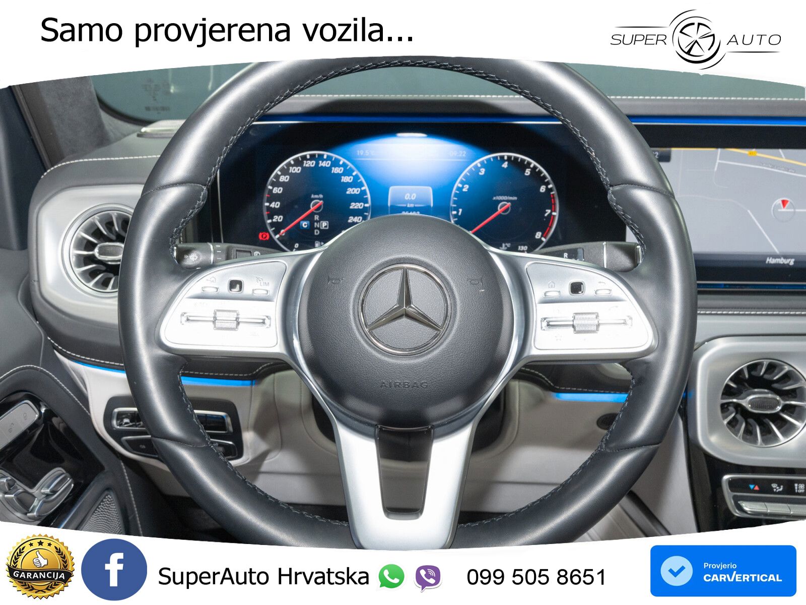 Mercedes G 500 Long V8 (422 KS) 4MATIC 9G-TRONIC Superior LED+GR SJED+ACC
