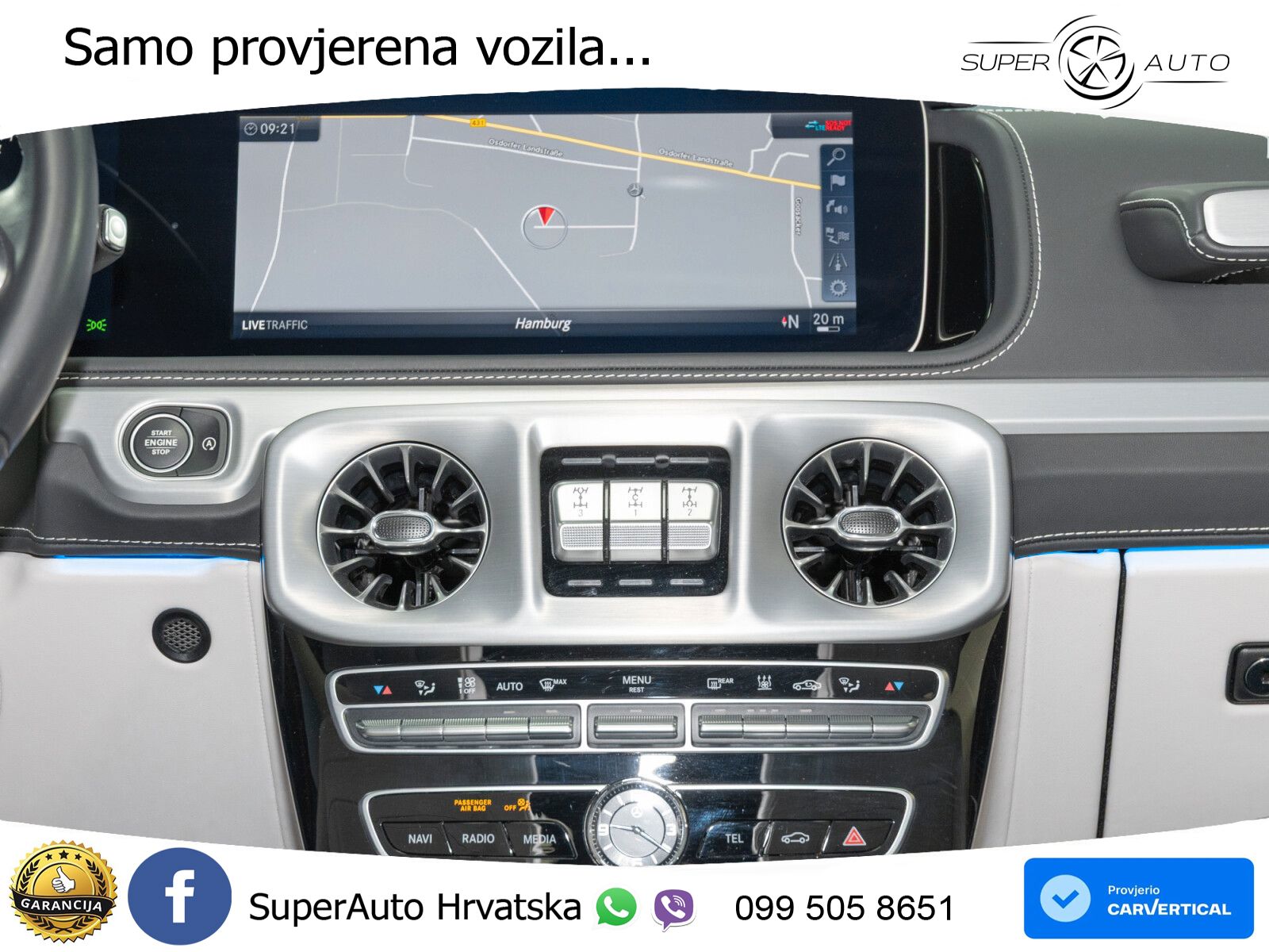 Mercedes G 500 Long V8 (422 KS) 4MATIC 9G-TRONIC Superior LED+GR SJED+ACC