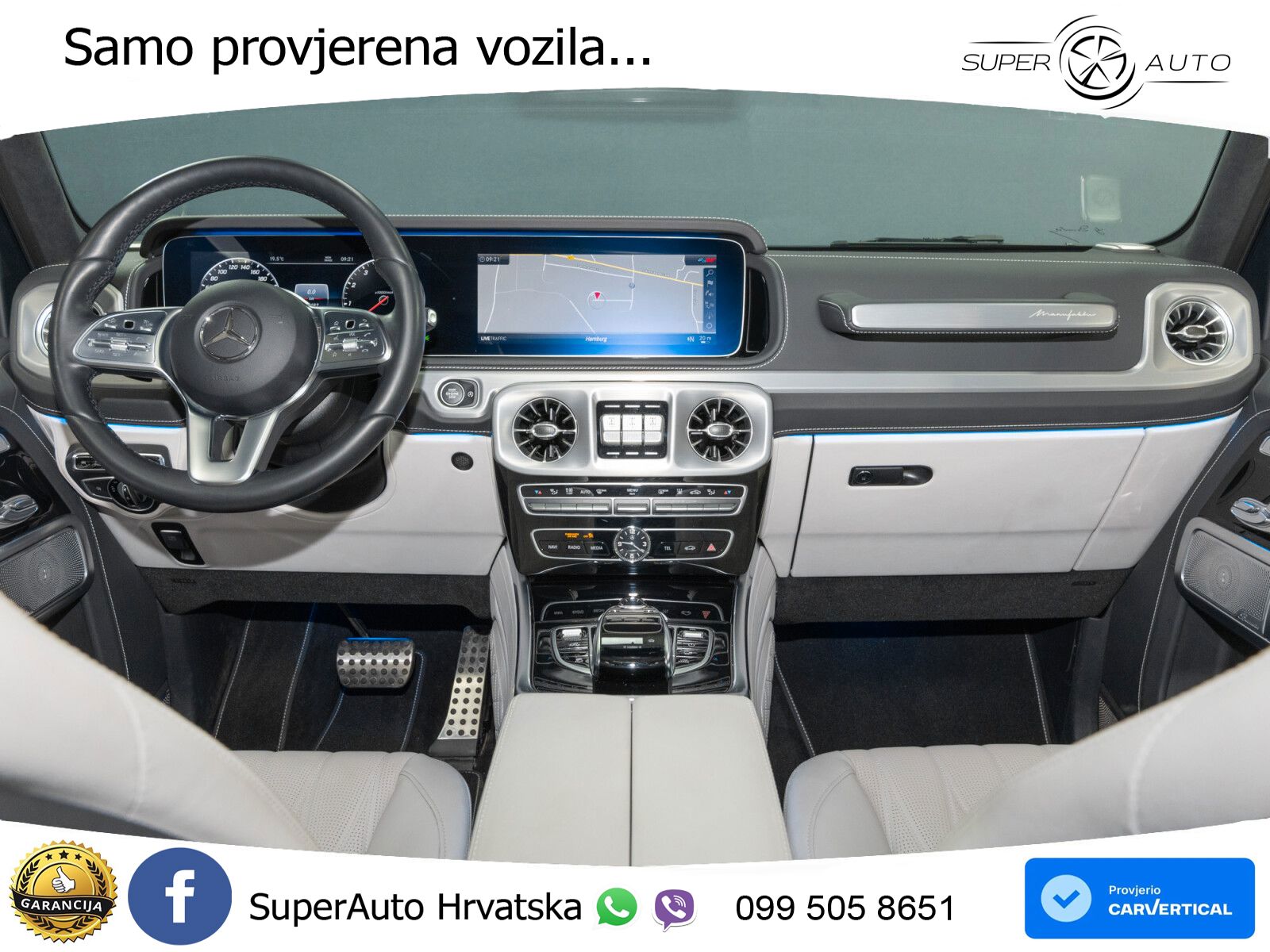 Mercedes G 500 Long V8 (422 KS) 4MATIC 9G-TRONIC Superior LED+GR SJED+ACC