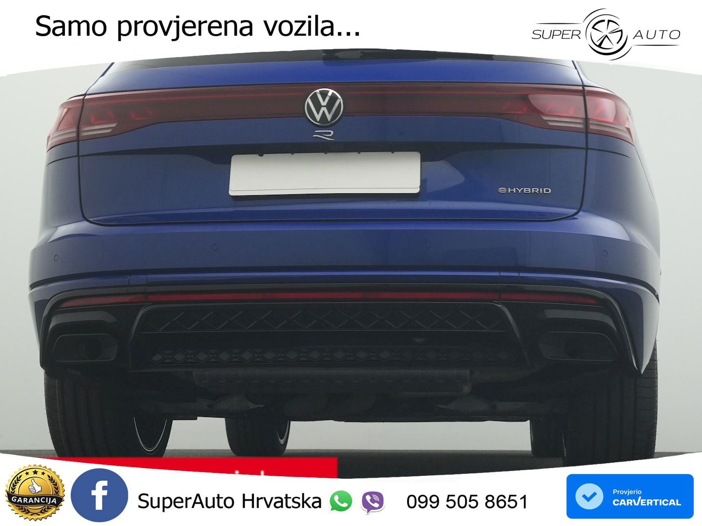Volkswagen Touareg R 3.0 V6 TFSI (462 KS) 4MOTION Tiptronic ZRAČNI+ACC+4xGR SJED+360