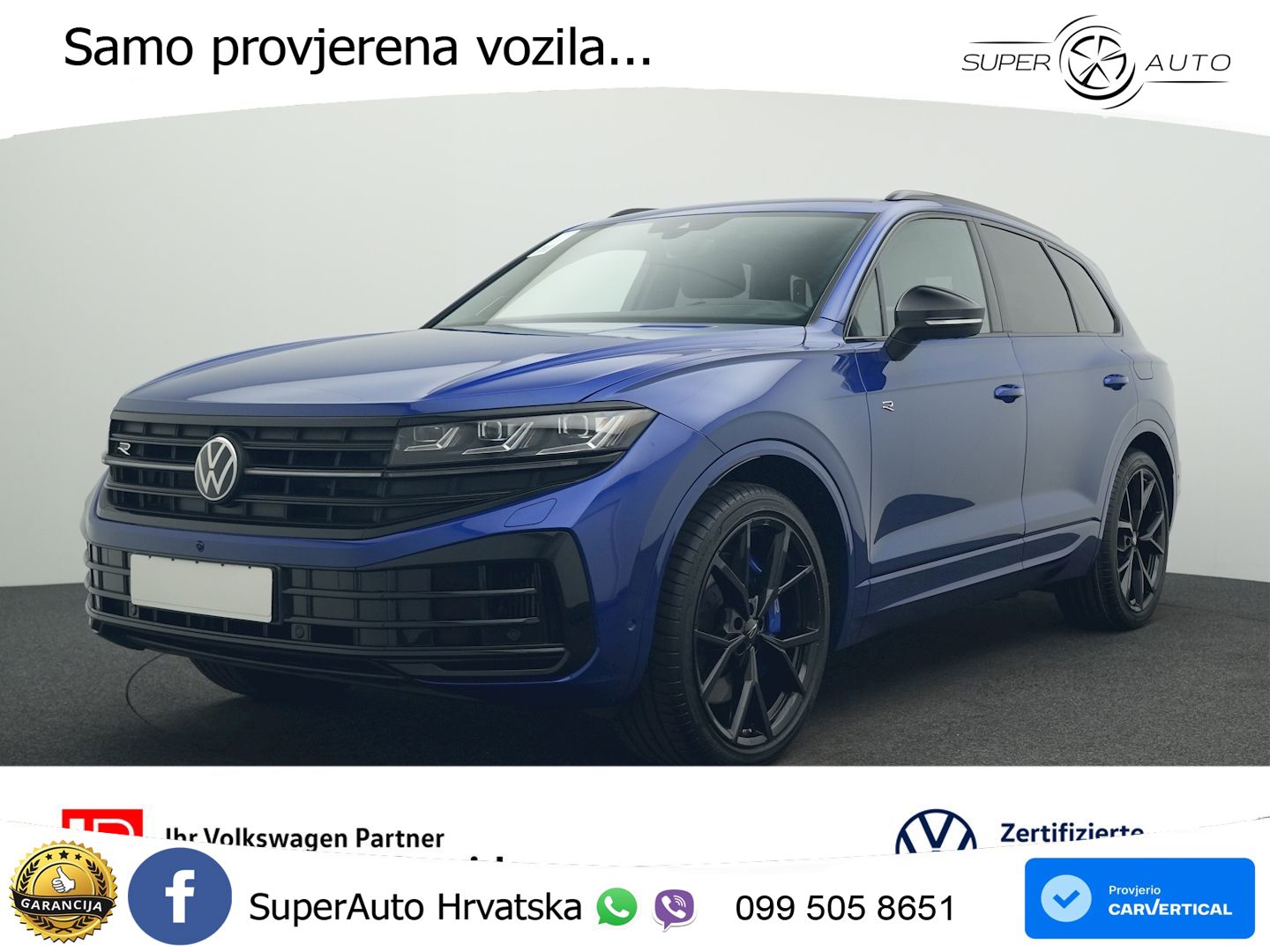 Volkswagen Touareg R 3.0 V6 TFSI (462 KS) 4MOTION Tiptronic ZRAČNI+ACC+4xGR SJED+360
