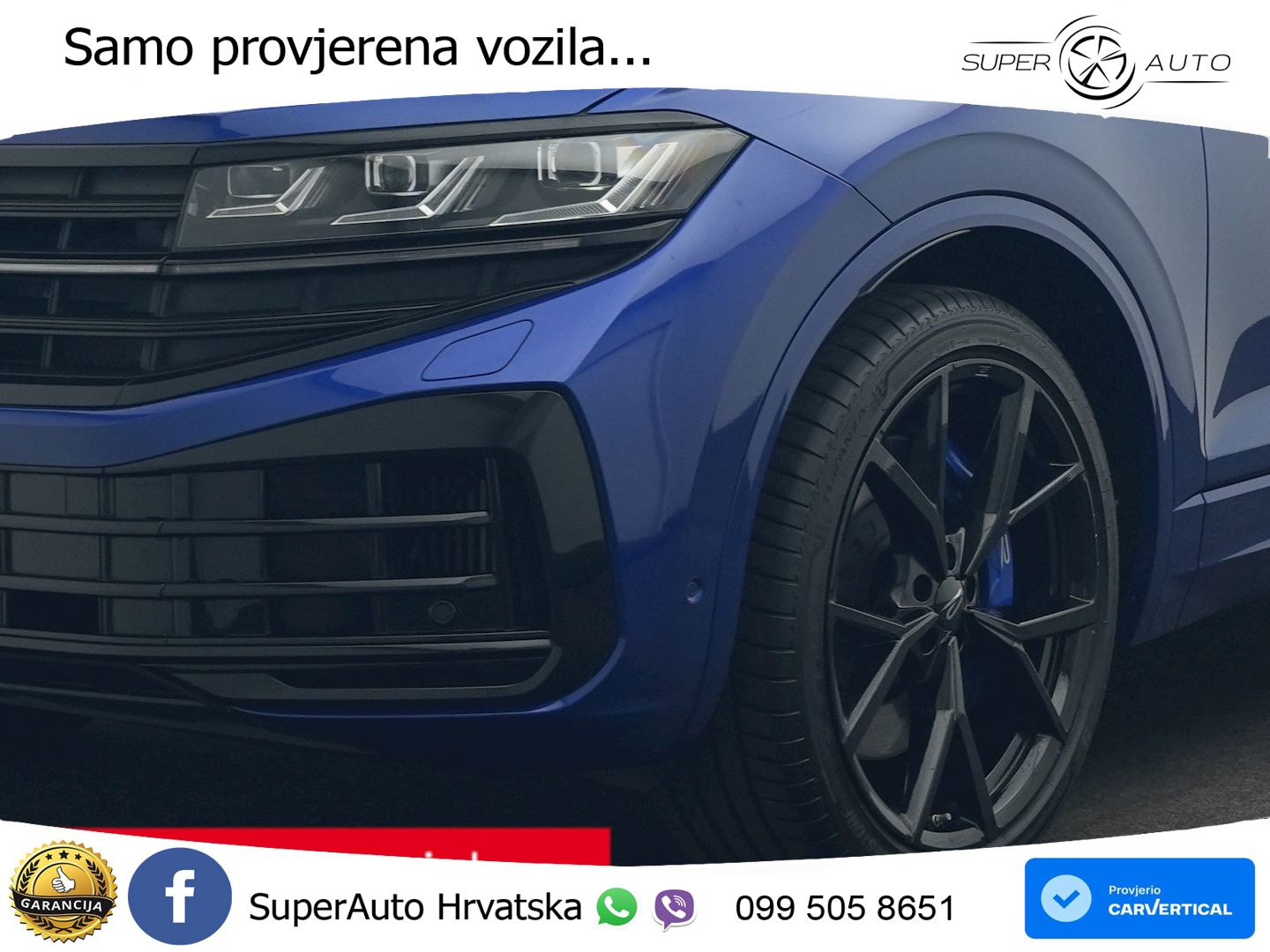 Volkswagen Touareg R 3.0 V6 TFSI (462 KS) 4MOTION Tiptronic ZRAČNI+ACC+4xGR SJED+360